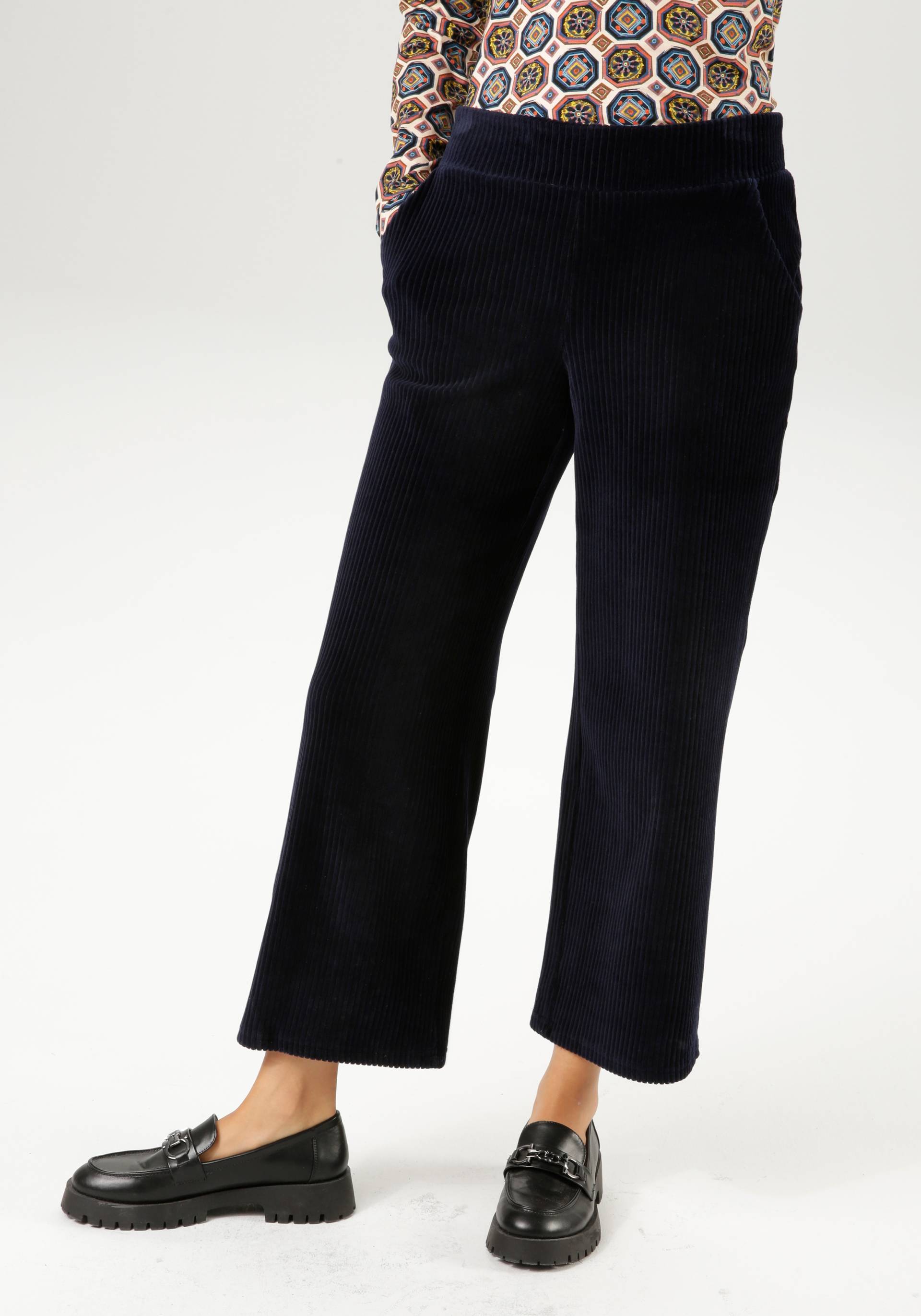 Aniston CASUAL Cordhose, in trendiger Culotte-Form von Aniston CASUAL