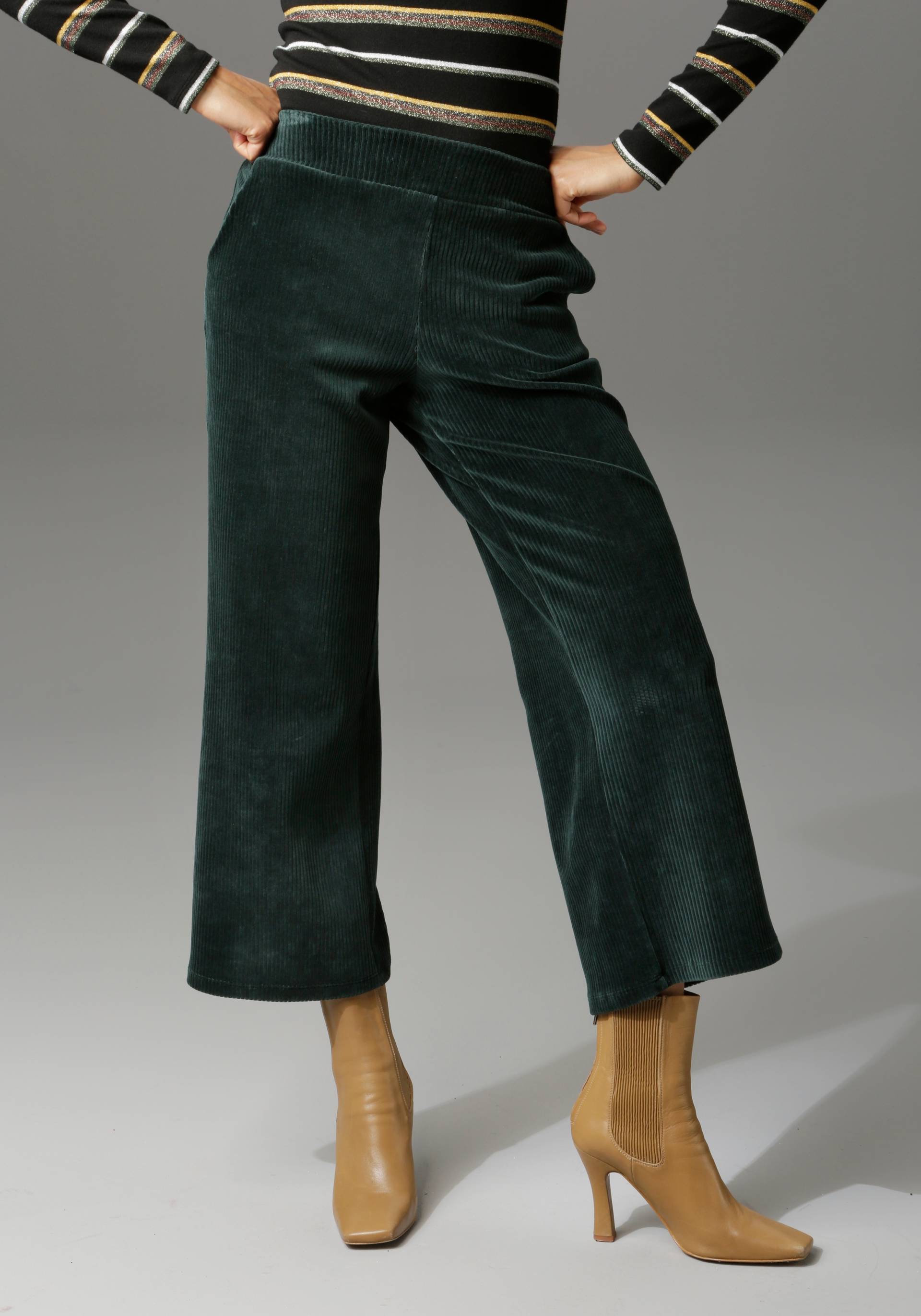 Aniston CASUAL Cordhose, in trendiger Culotte-Form Aniston CASUAL Cordhose, in trendiger Culotte-Form von Aniston CASUAL