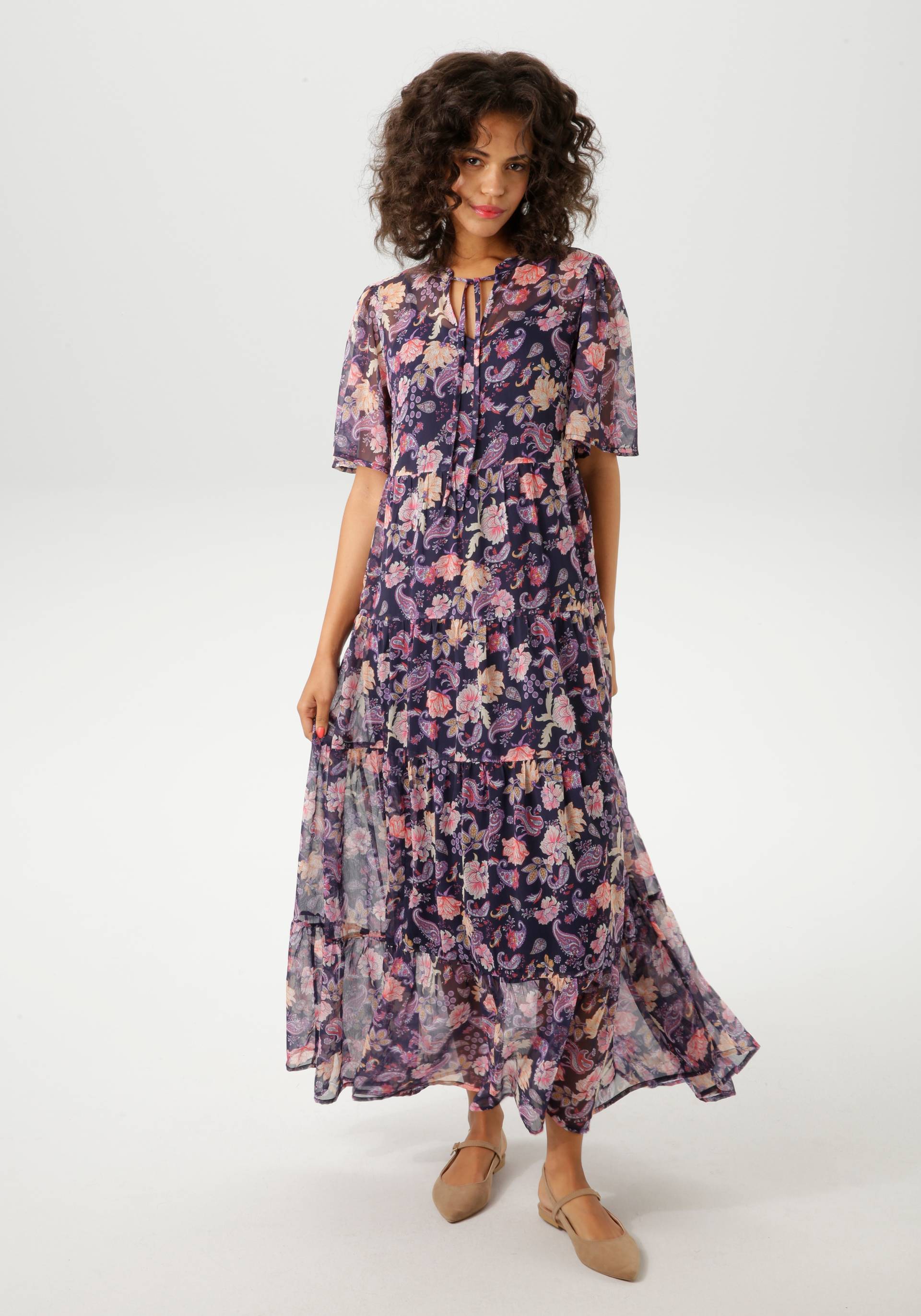 Aniston CASUAL Sommerkleid, mit fantasievollem Blumen- und Paisley-Druck - NEUE KOLLEKTION von Aniston CASUAL