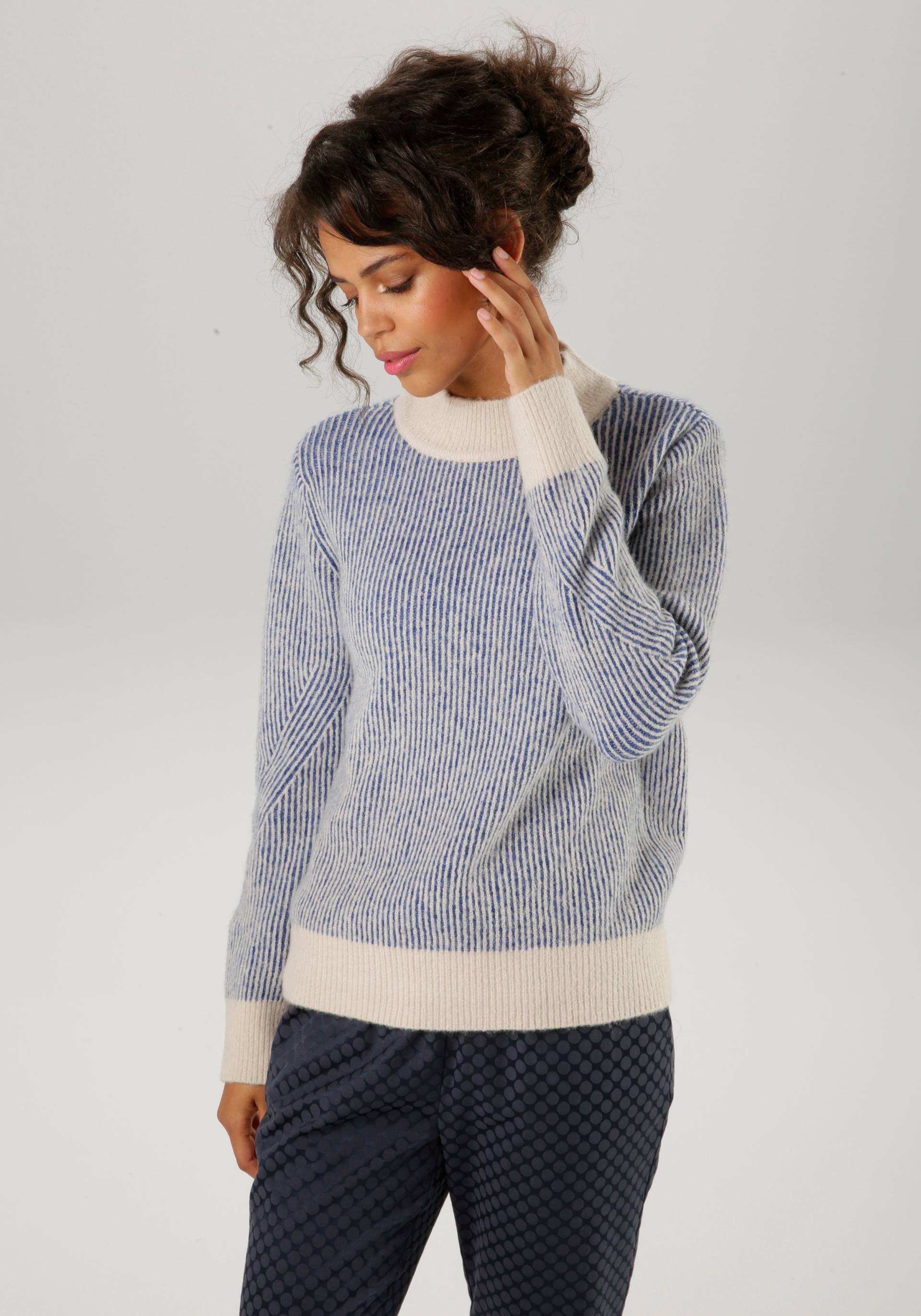 Aniston CASUAL Strickpullover, im Streifen-Dessin - NEUE KOLLEKTION von Aniston CASUAL