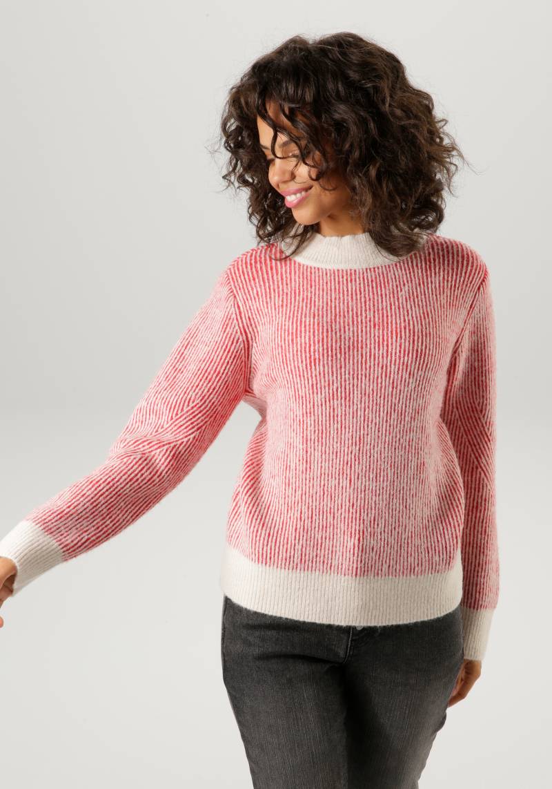 Aniston CASUAL Strickpullover, im Streifen-Dessin - NEUE KOLLEKTION von Aniston CASUAL