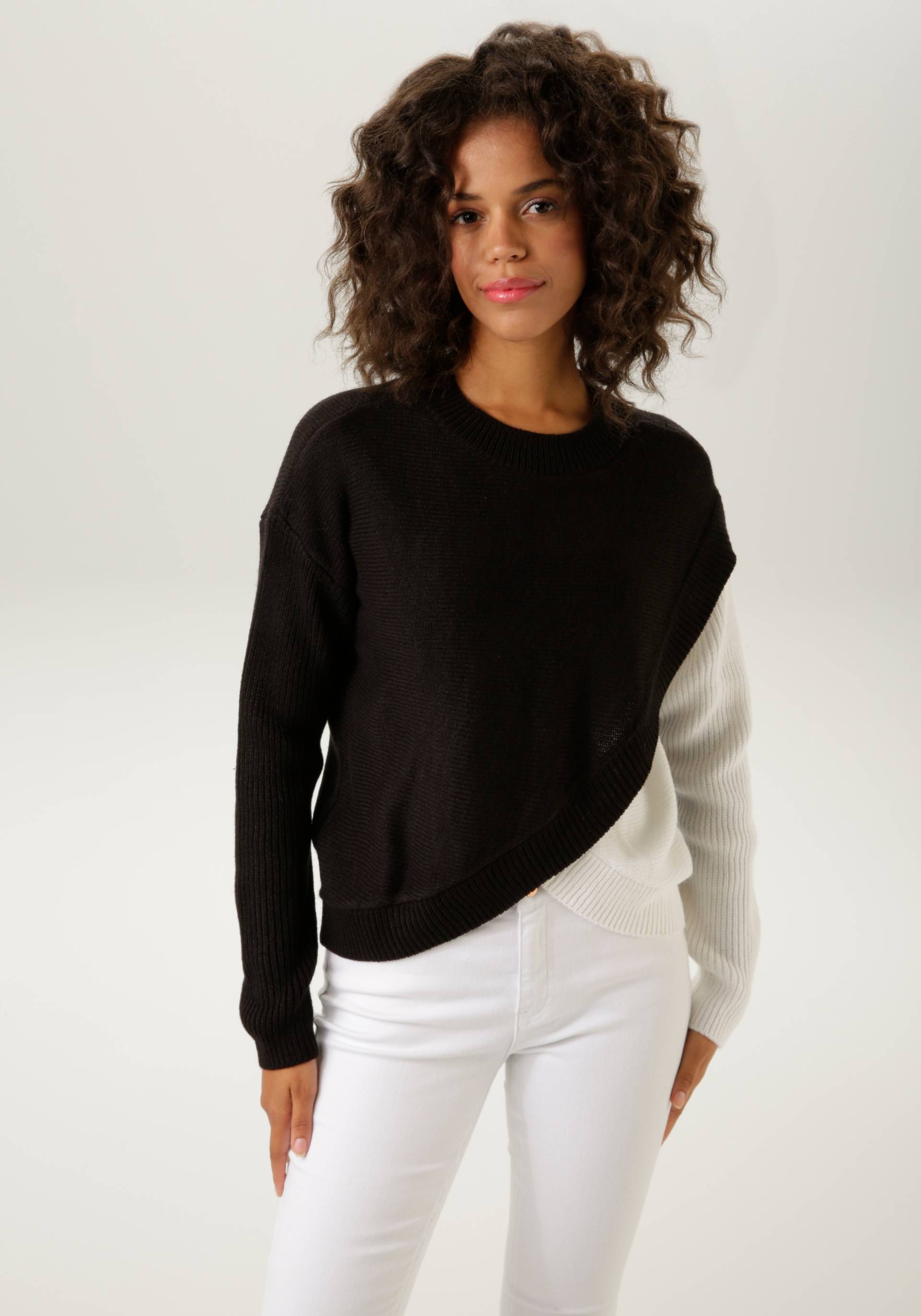 Aniston CASUAL Strickpullover, im extravagantem Lagen-Look von Aniston CASUAL