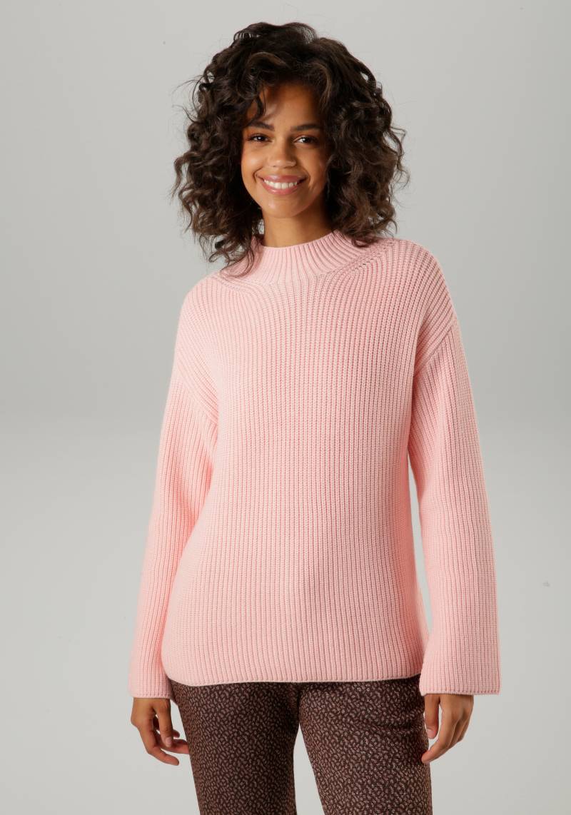 Aniston CASUAL Strickpullover, mit Stehkragen von Aniston CASUAL