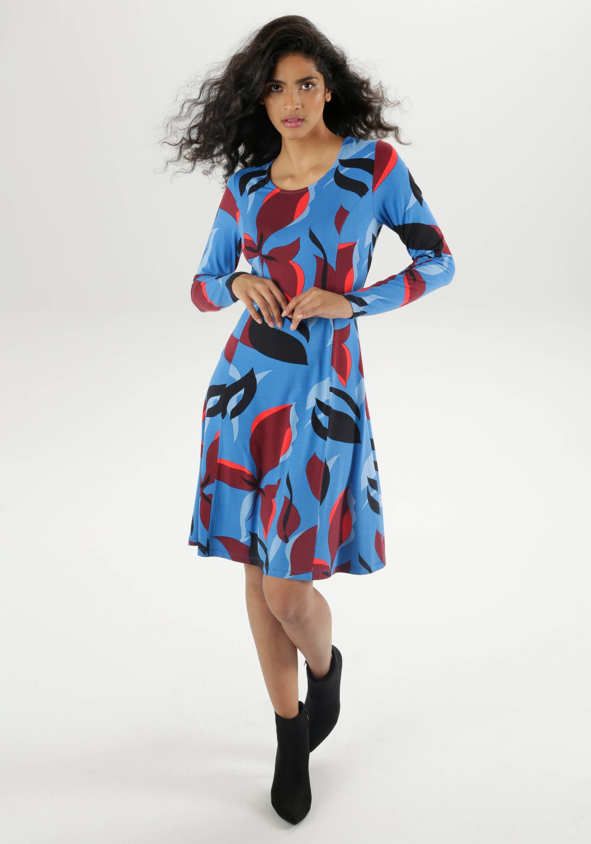 Aniston SELECTED Jerseykleid, in leichter A-Linien-Form Aniston SELECTED Jerseykleid, in leichter A-Linien-Form von Aniston SELECTED