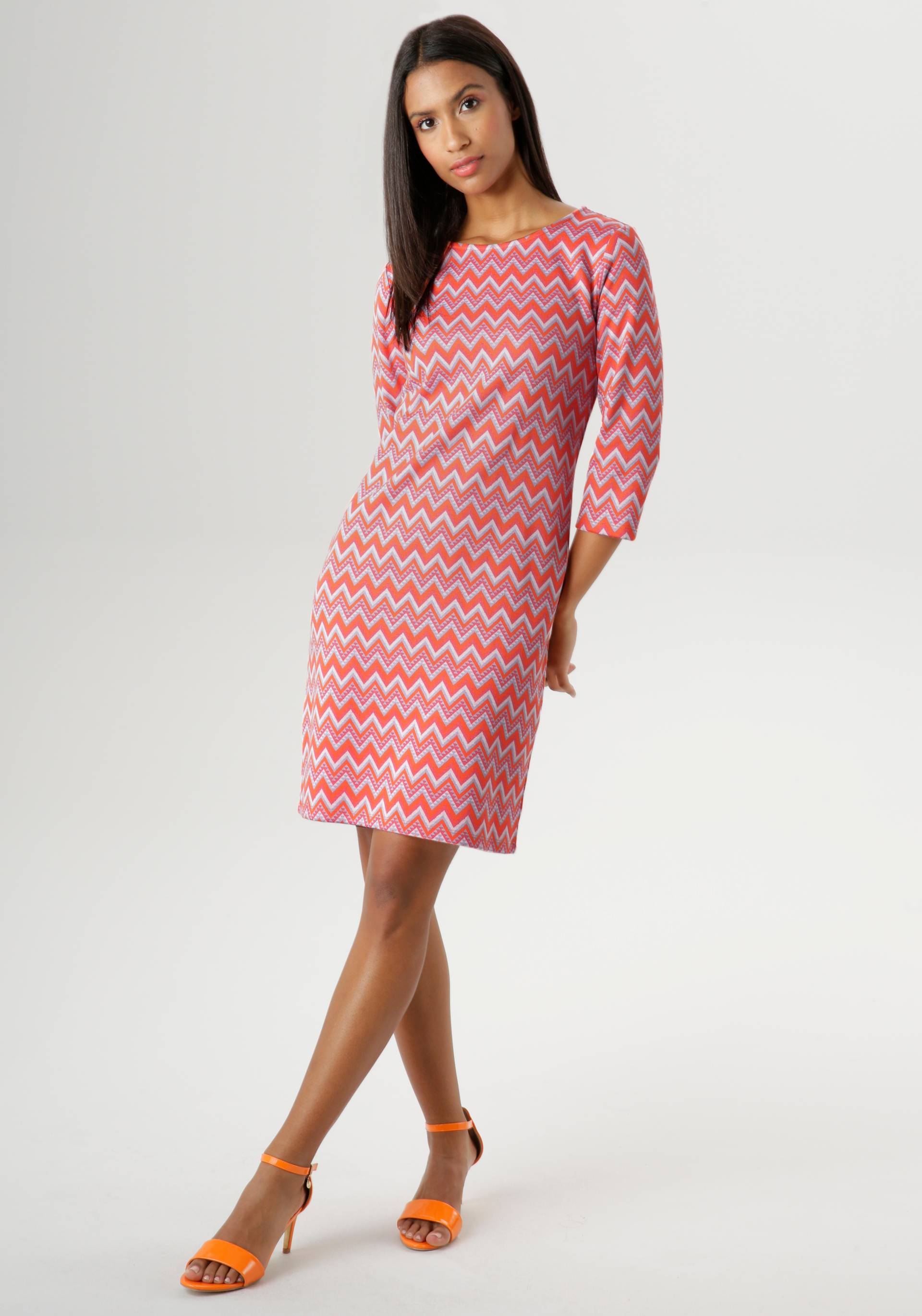 Aniston SELECTED Jerseykleid, mit buntem Ethno-Muster - NEUE KOLLEKTION von Aniston SELECTED