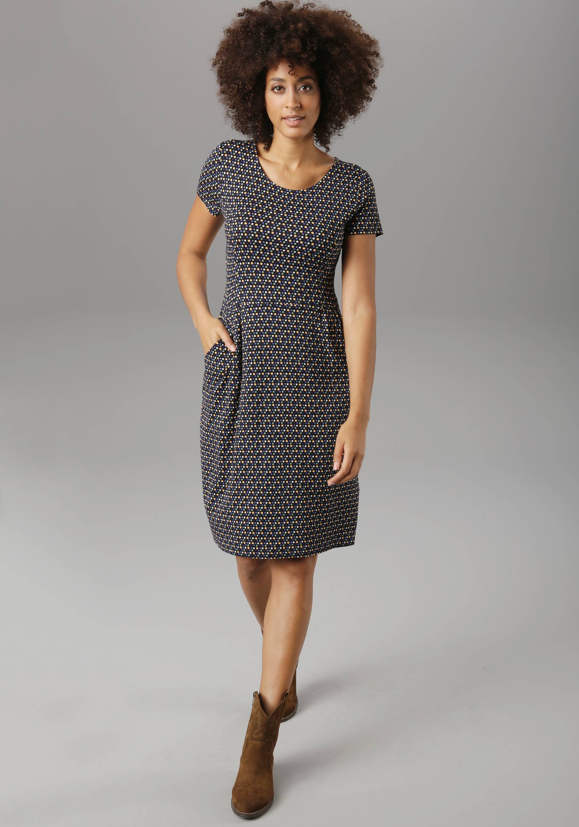Aniston SELECTED Jerseykleid, mit bunten Punkten Aniston SELECTED Jerseykleid, mit bunten Punkten von Aniston SELECTED