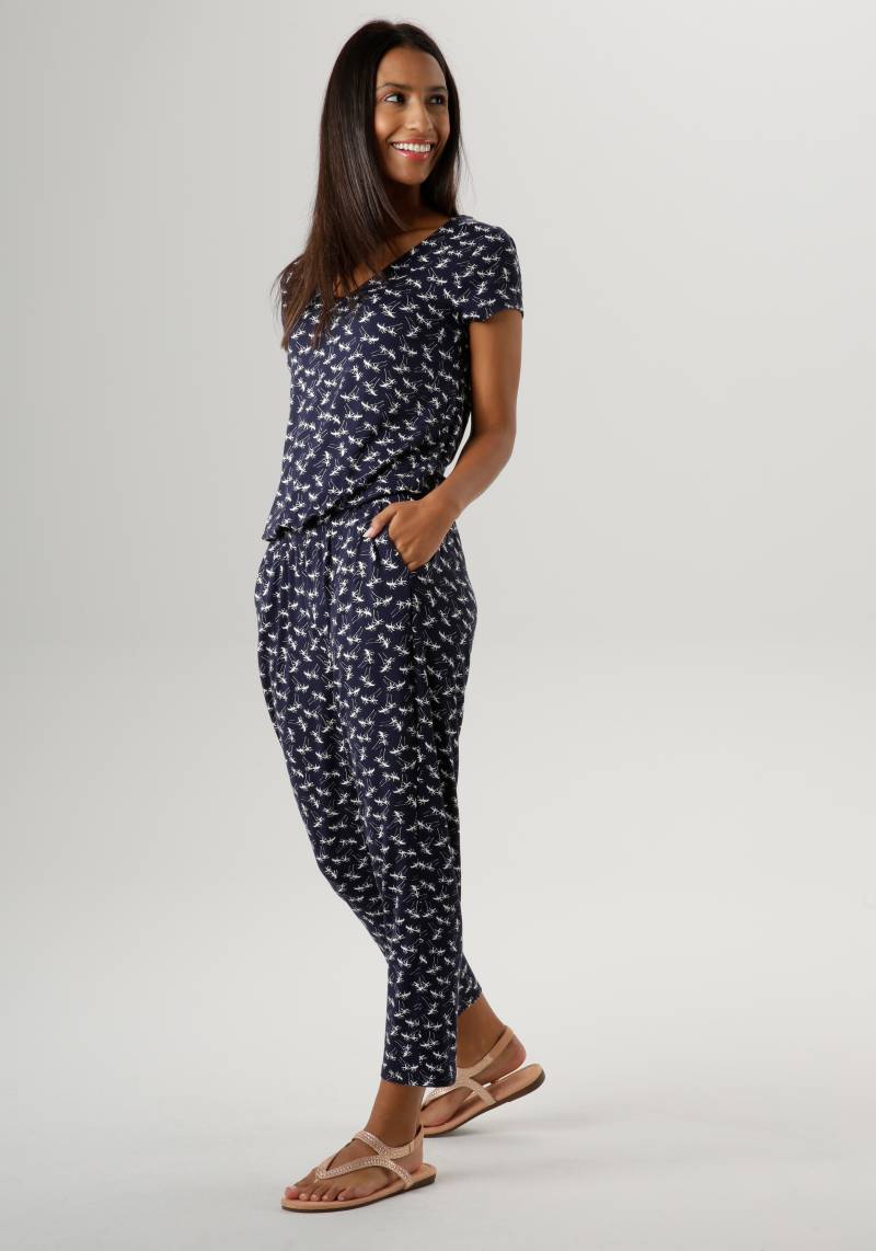 Aniston SELECTED Jumpsuit, mit Palmen bedruckt von Aniston SELECTED