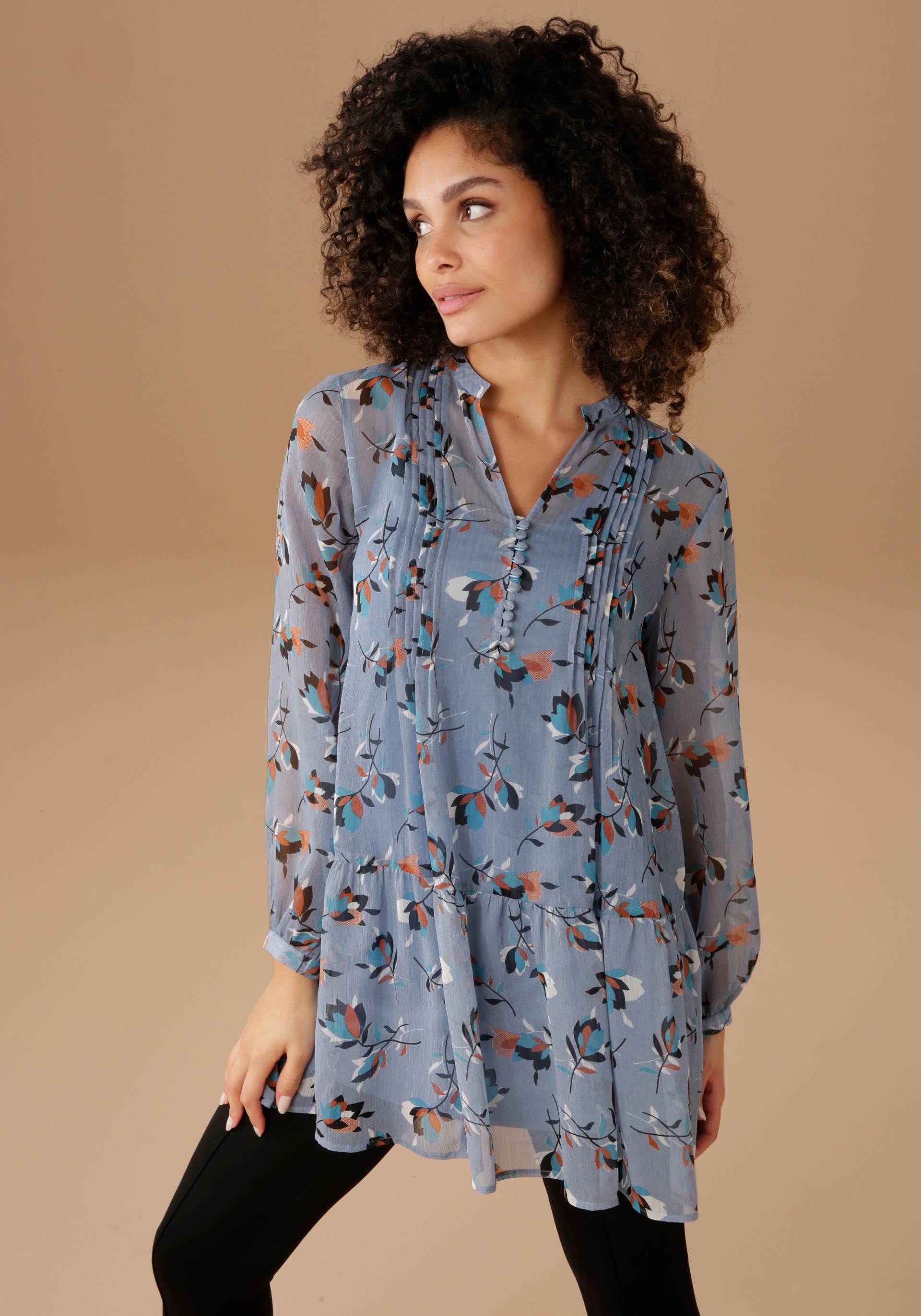 Aniston SELECTED Longbluse, mit dekorativer Biesenverzierung Aniston SELECTED Longbluse, mit dekorativer Biesenverzierung von Aniston SELECTED