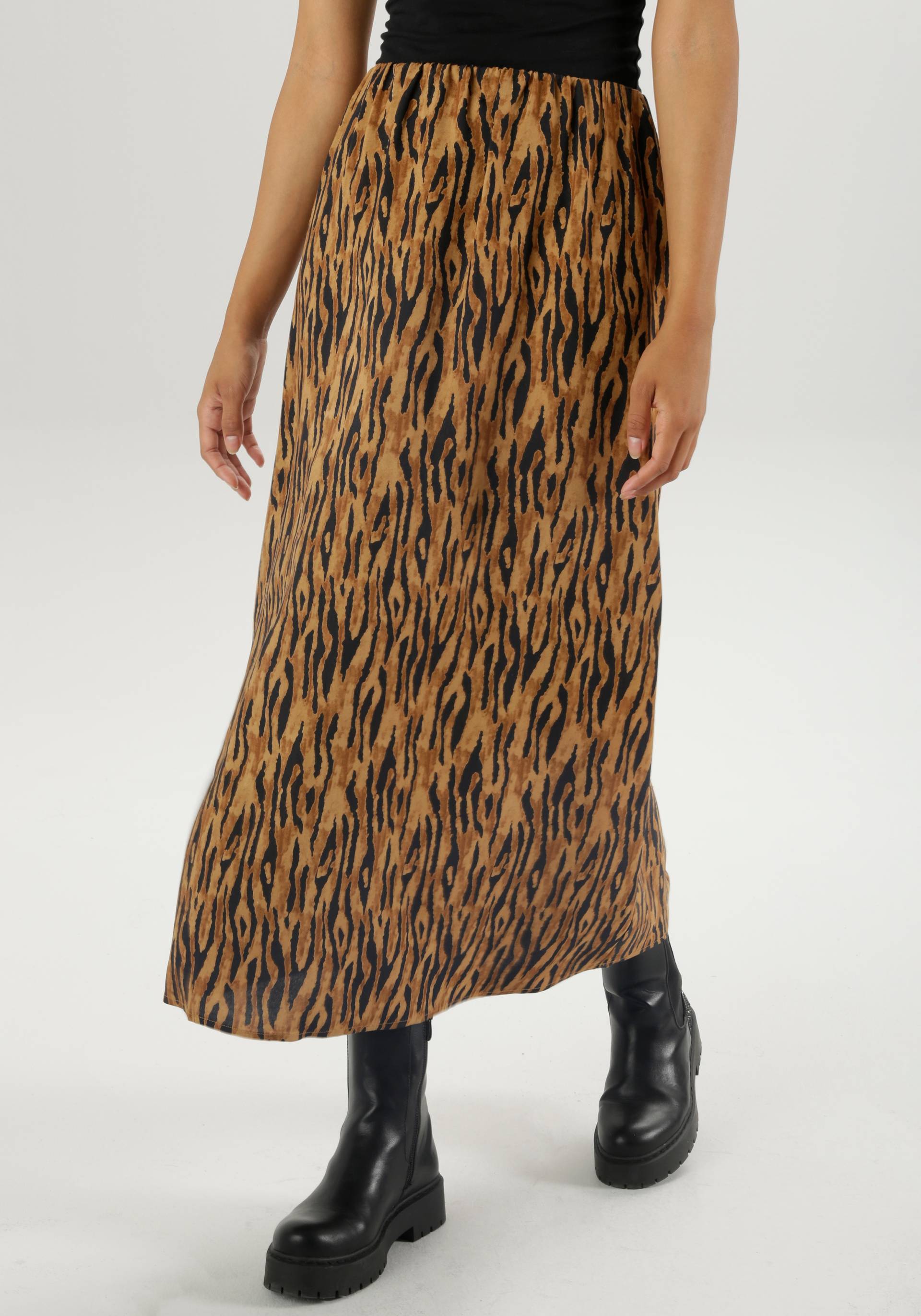 Aniston SELECTED Maxirock, mit Animal-Print - NEUE KOLLEKTION von Aniston SELECTED