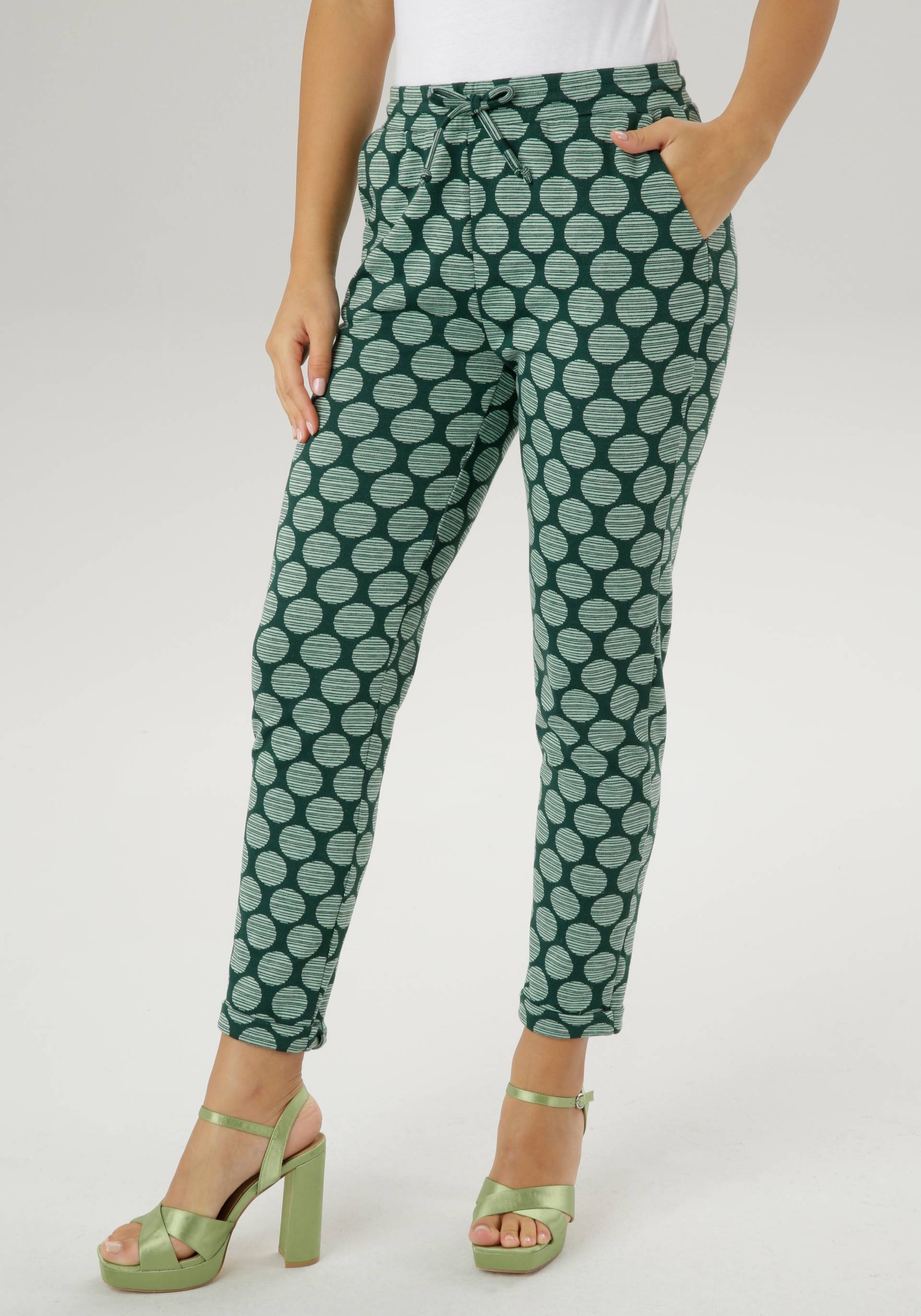 Aniston SELECTED Schlupfhose, mit gestreiften Punkten Aniston SELECTED Schlupfhose, mit gestreiften Punkten von Aniston SELECTED