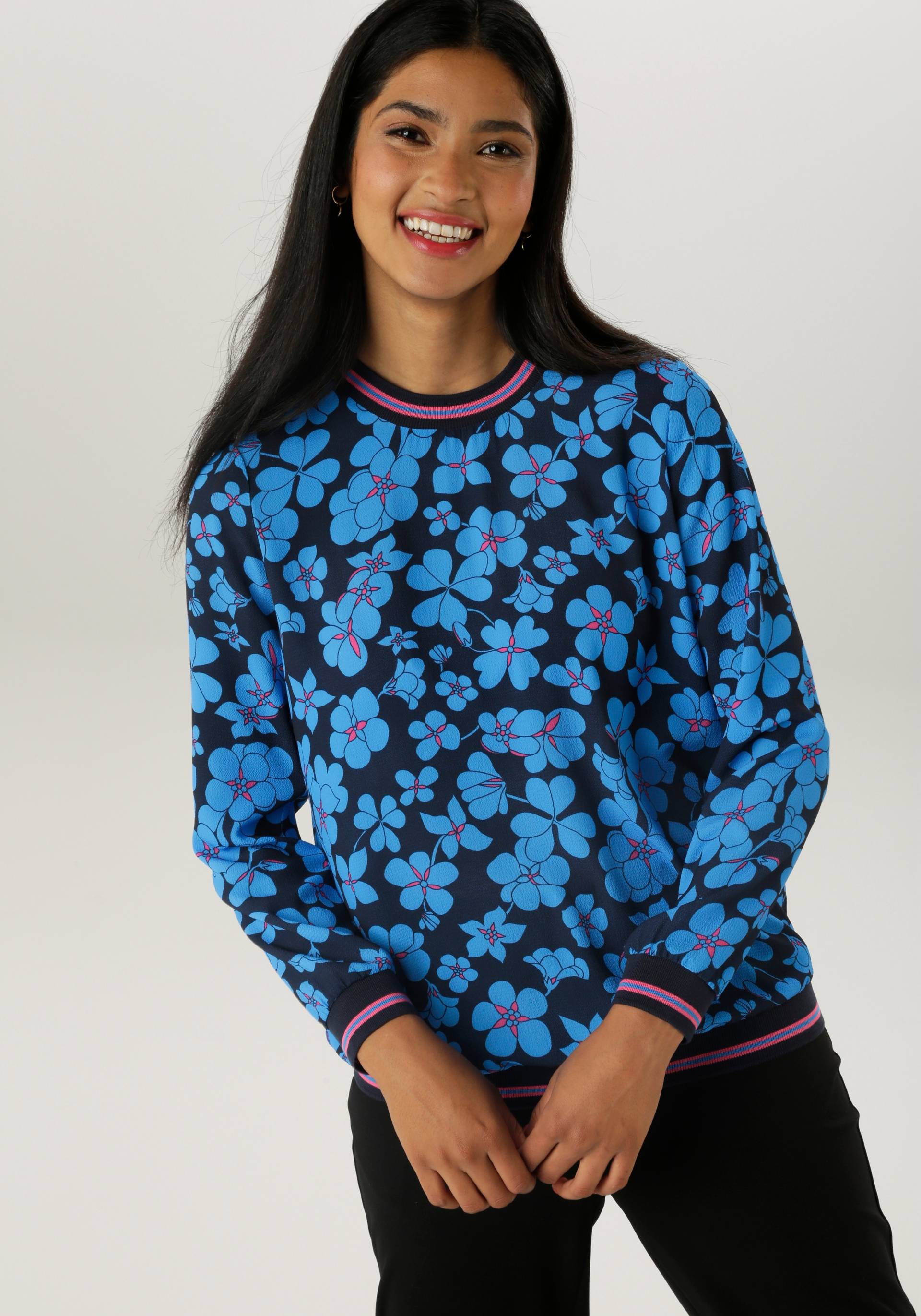 Aniston SELECTED Shirtbluse, mit sportiven Bündchen - NEUE KOLLEKTION Aniston SELECTED Shirtbluse, mit sportiven Bündchen - NEUE KOLLEKTION von Aniston SELECTED