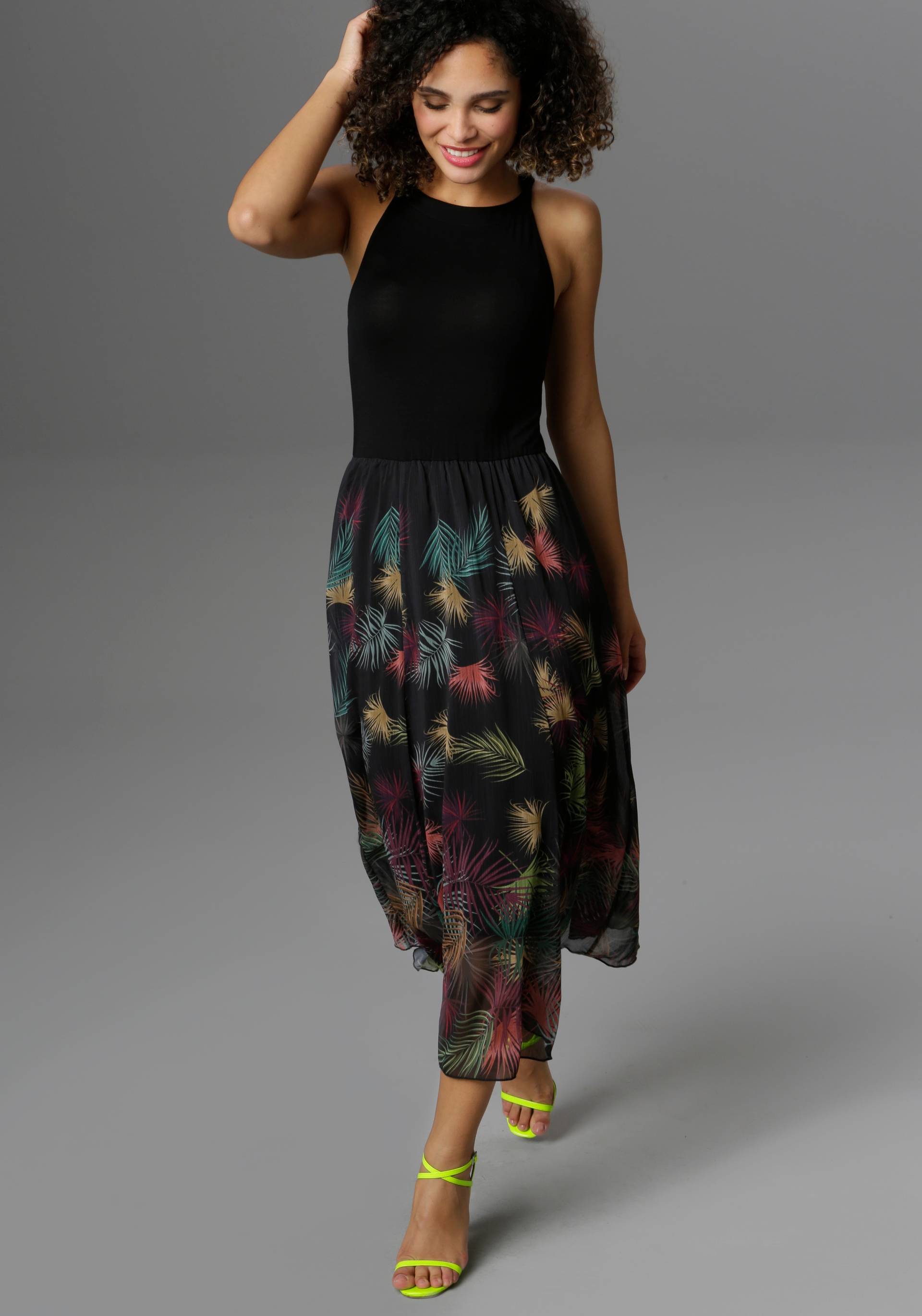 Aniston SELECTED Sommerkleid, mit buntem Blätterdruck von Aniston SELECTED