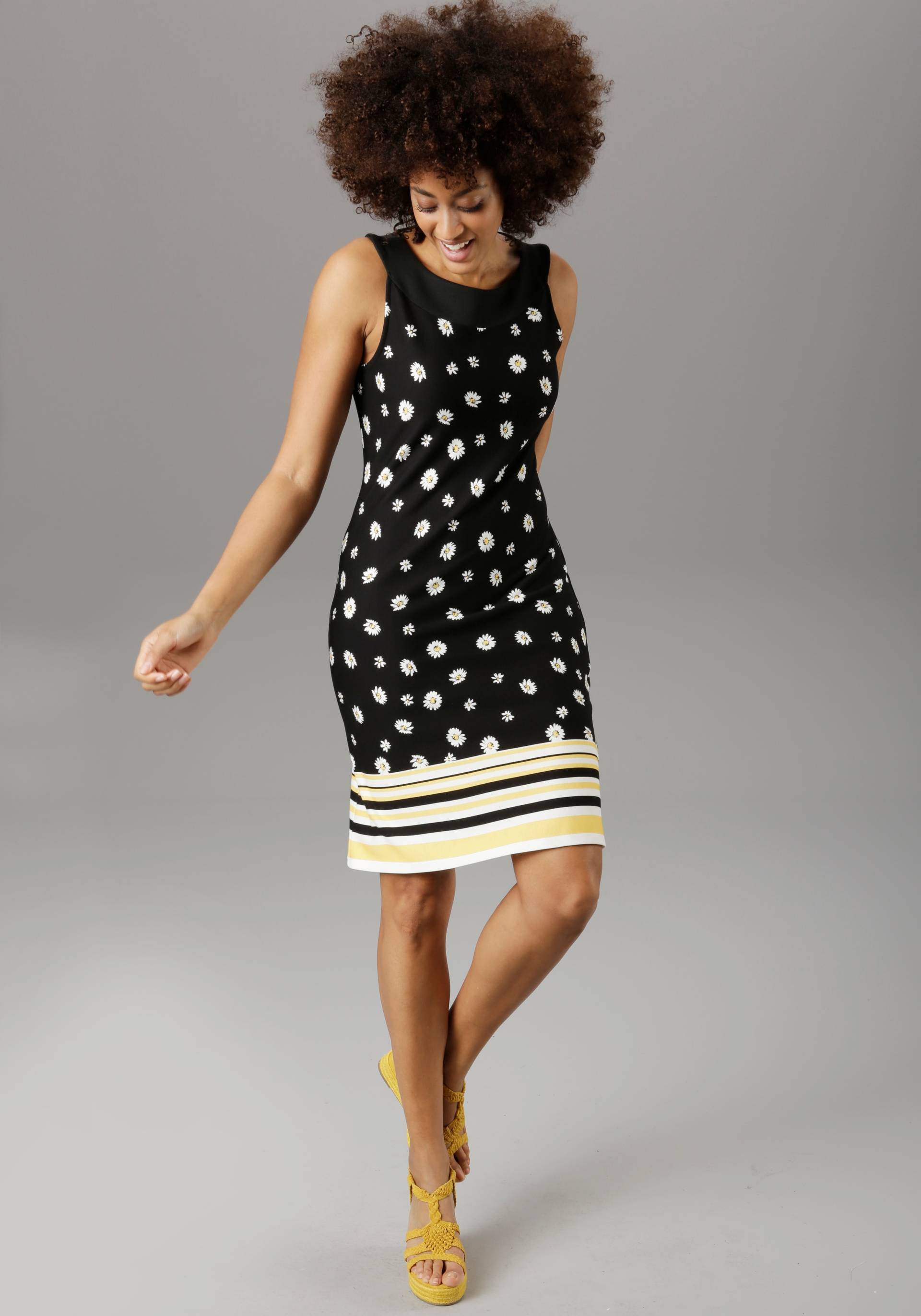 Aniston SELECTED Sommerkleid, mit Gänseblümchen-Druck Aniston SELECTED Sommerkleid, mit Gänseblümchen-Druck von Aniston SELECTED