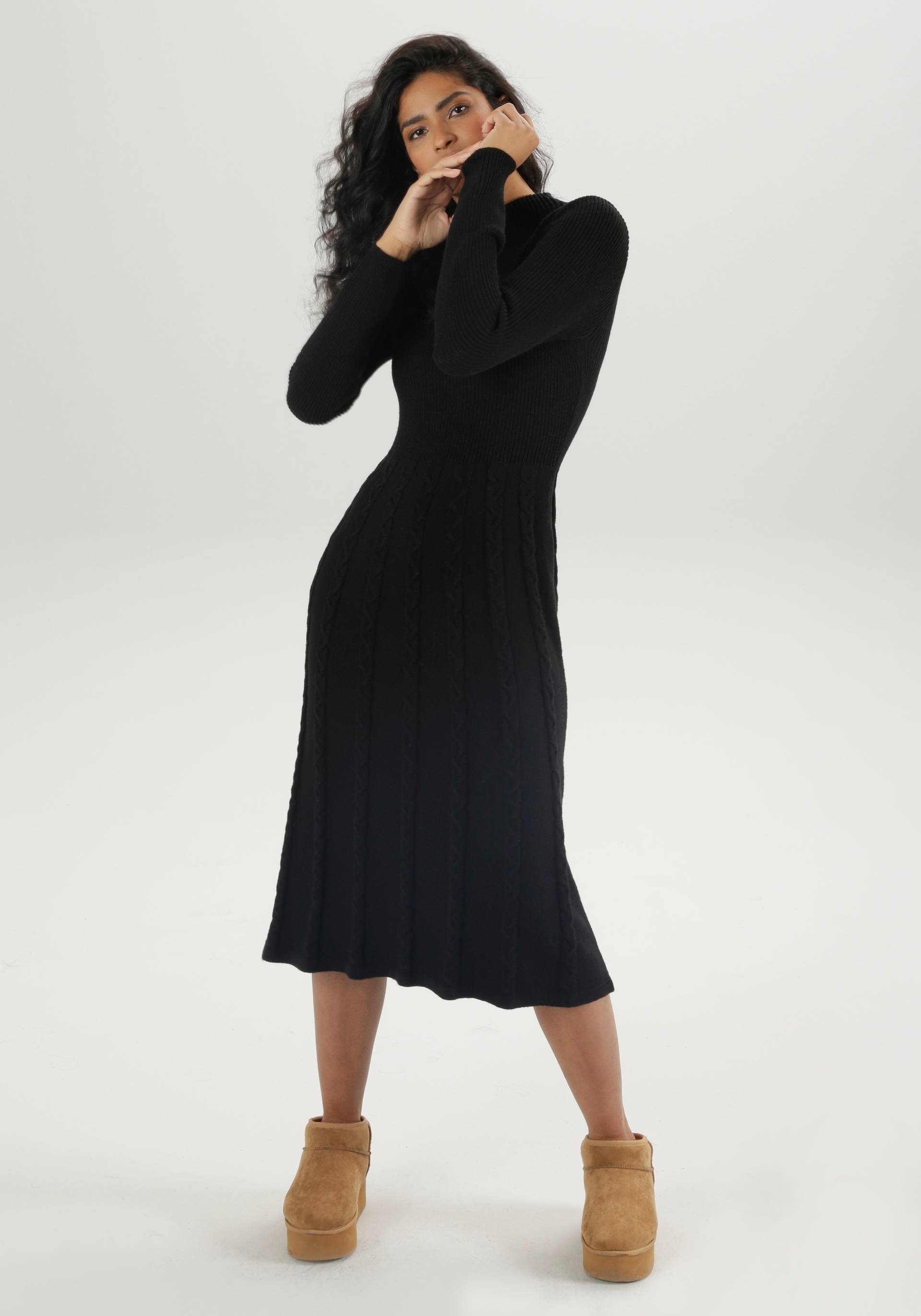 Aniston SELECTED Strickkleid, mit Zopfstrickmuster Aniston SELECTED Strickkleid, mit Zopfstrickmuster von Aniston SELECTED