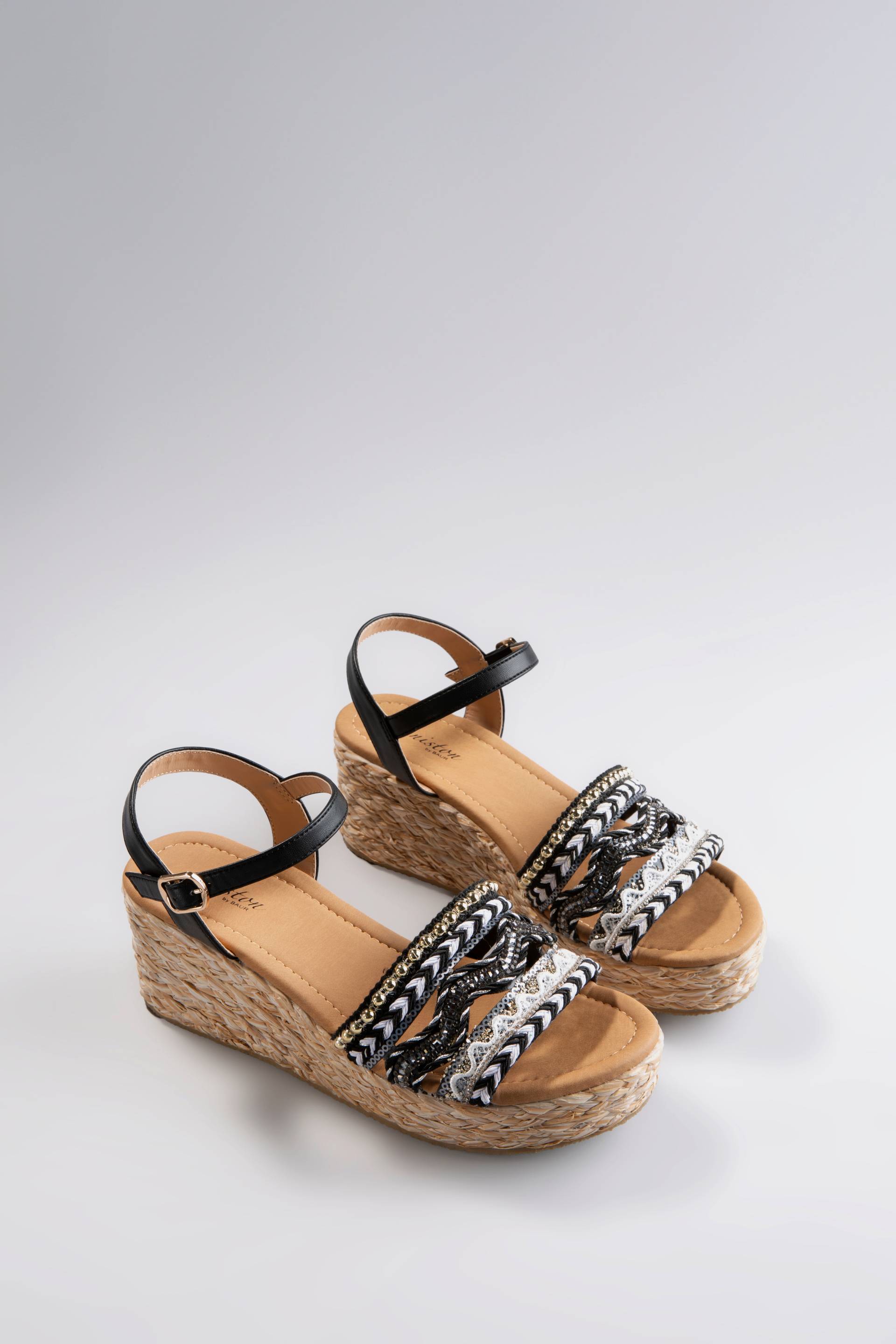 Aniston SHOES Keilsandalette, Sandale, Sommerschuh, Pailletten - NEUE KOLLEKTION von Aniston SHOES