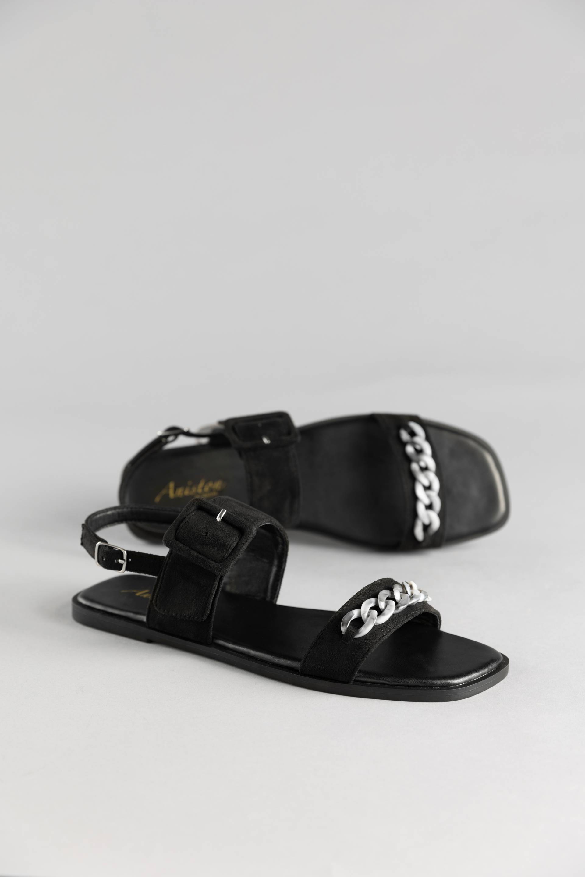 Aniston SHOES Riemchensandale, Sommerschuh, Sandalette, Zierkette - NEUE KOLLEKTION von Aniston SHOES