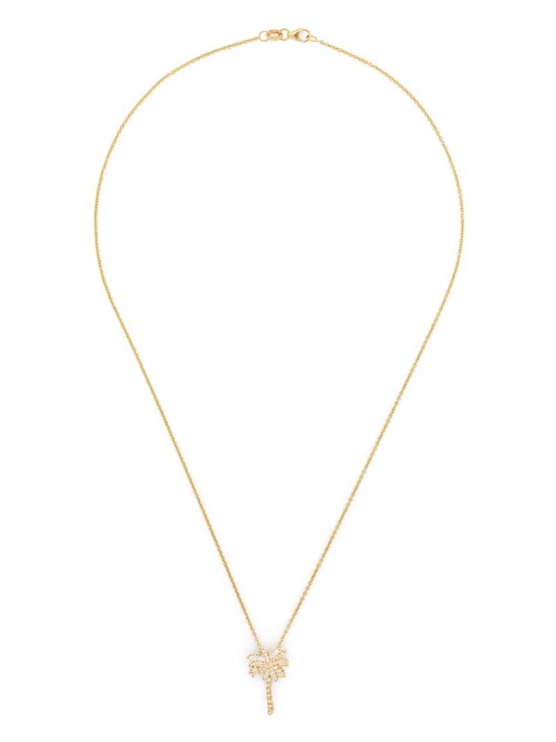 Anita Ko 18kt yellow gold Palm Tree diamond necklace von Anita Ko