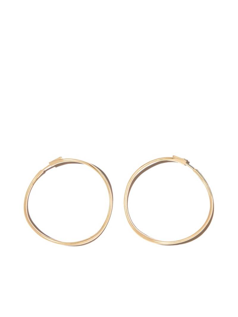 Anita Ko 18kt yellow gold Twisted hoop earrings von Anita Ko