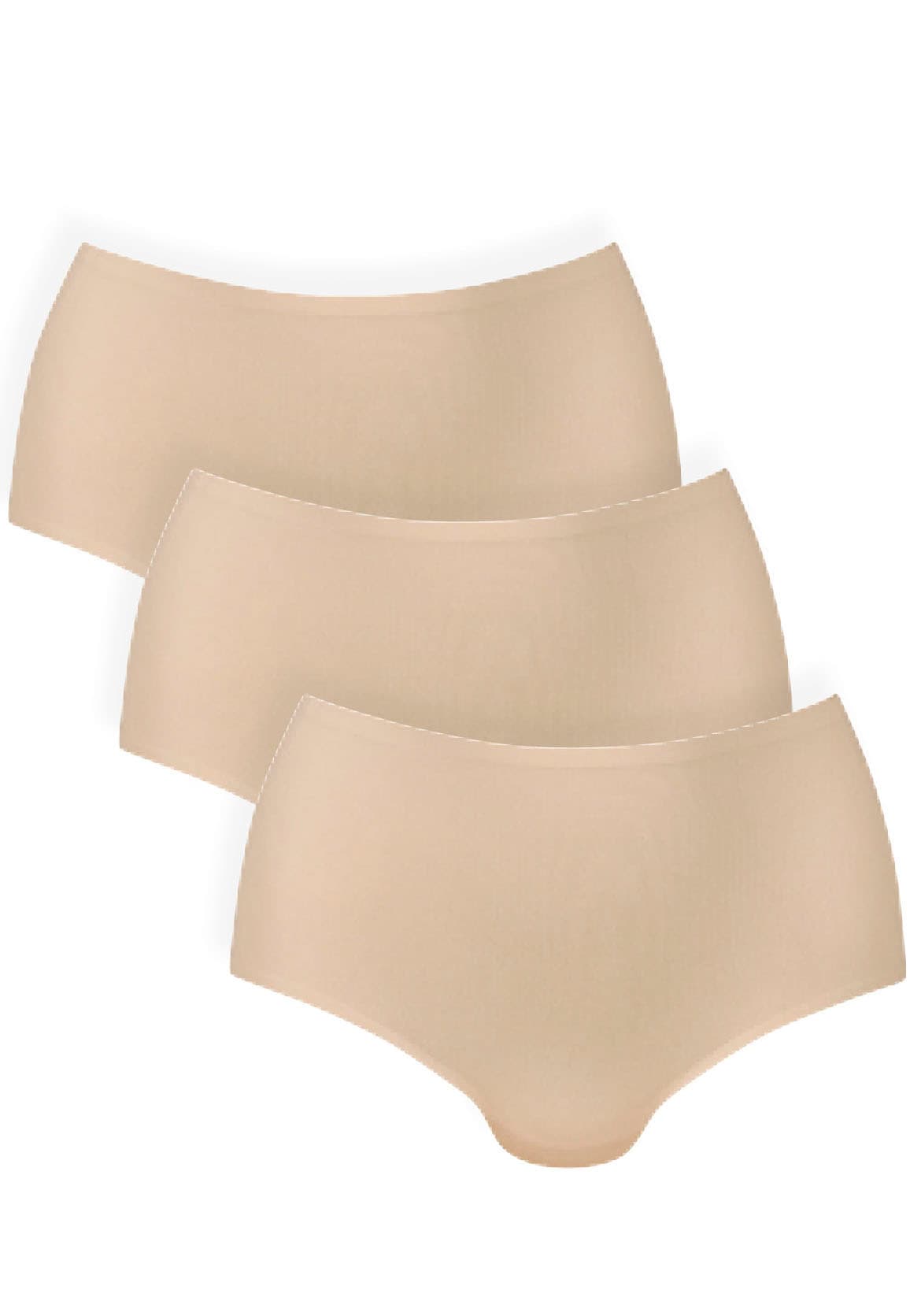 Anita since 1886 High-Waist-Slip »Essential High-Waist- Slip 3-er Pack«, (3er Pack), unsichtbar unter enger Kleidung, nahtlos, dehnbar von Anita since 1886