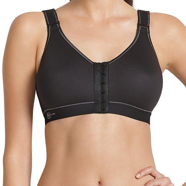 Frontline Open - Sport Bh Mit Vorderverschluss Damen Schwarz E/95 von Anita