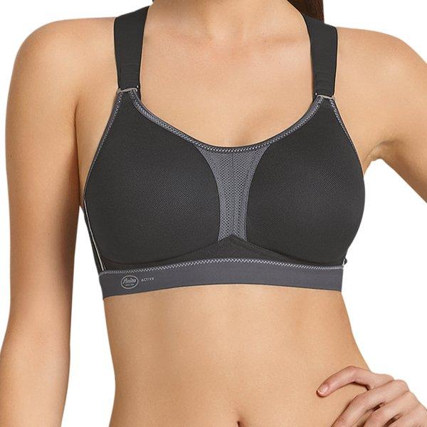 Anita - dynamiX star Racerback Sport BH, für Damen, Schwarz, Größe 70/F von Anita