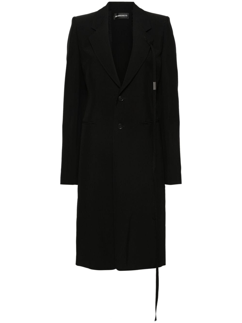 Ann Demeulemeester Alea single-breasted coat - Black von Ann Demeulemeester