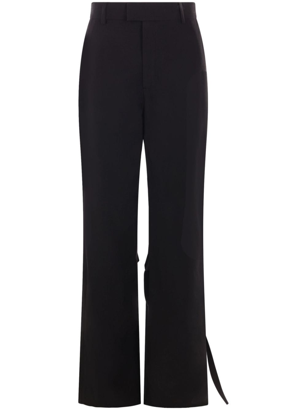 Ann Demeulemeester Aude layered-design trousers - Black von Ann Demeulemeester