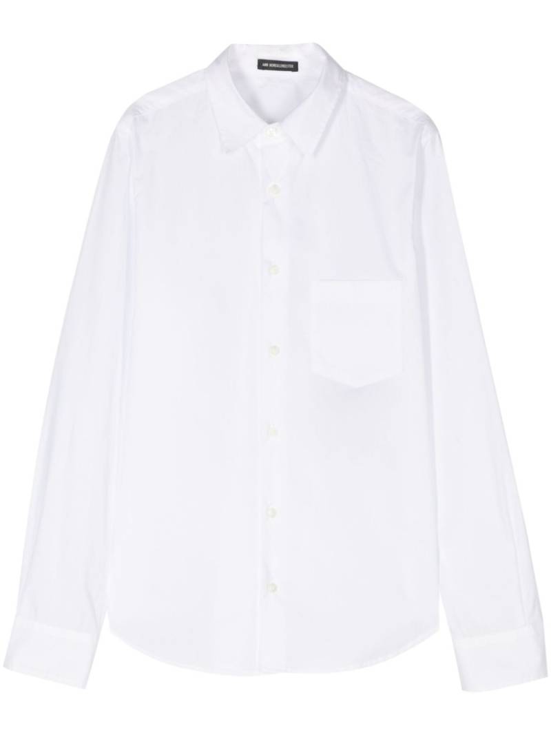 Ann Demeulemeester Betty cotton shirt - White von Ann Demeulemeester