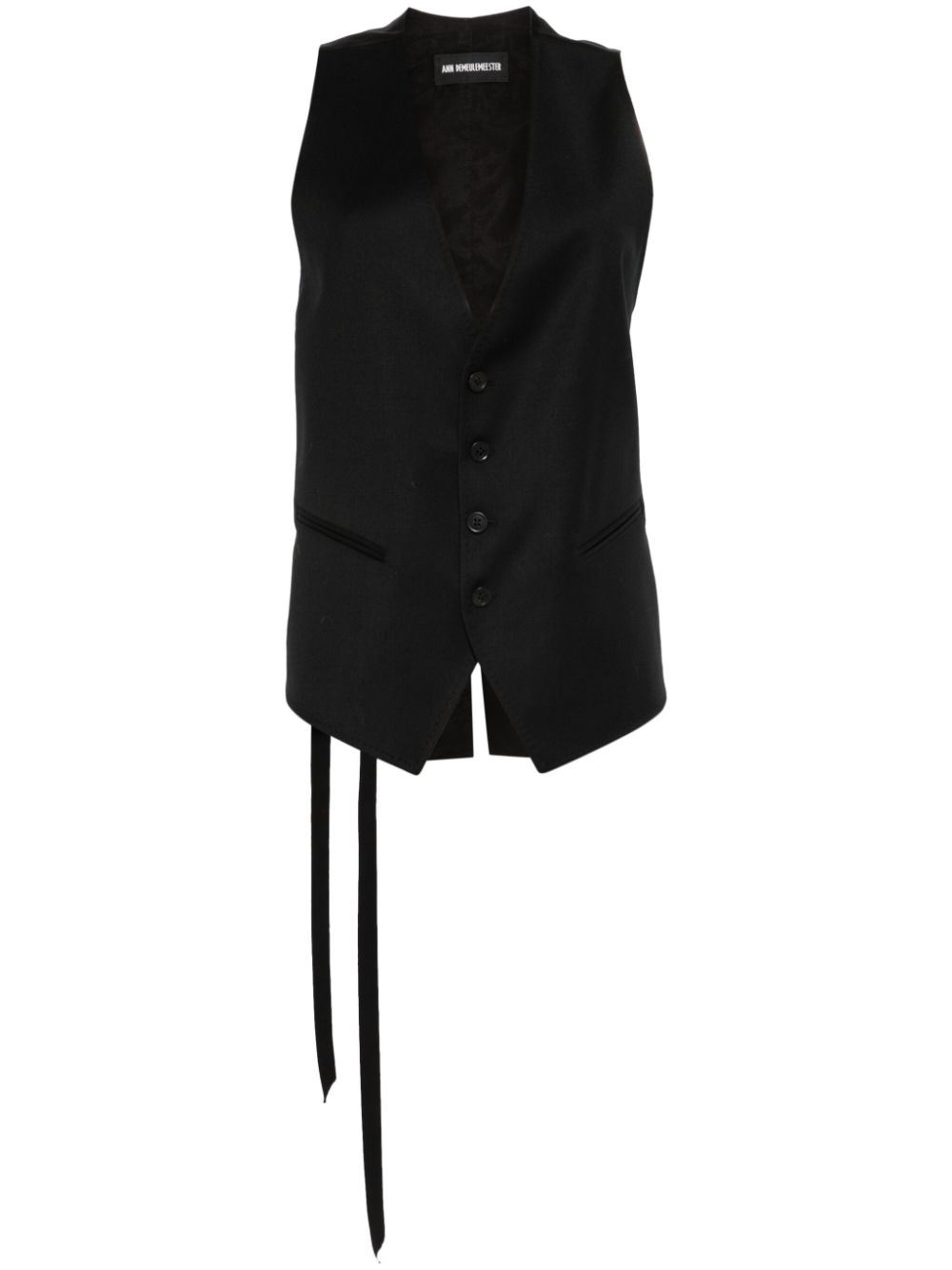 Ann Demeulemeester Charlotte waistcoat - Black von Ann Demeulemeester