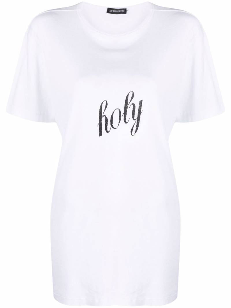 Ann Demeulemeester Holy graphic-print T-shirt - White von Ann Demeulemeester