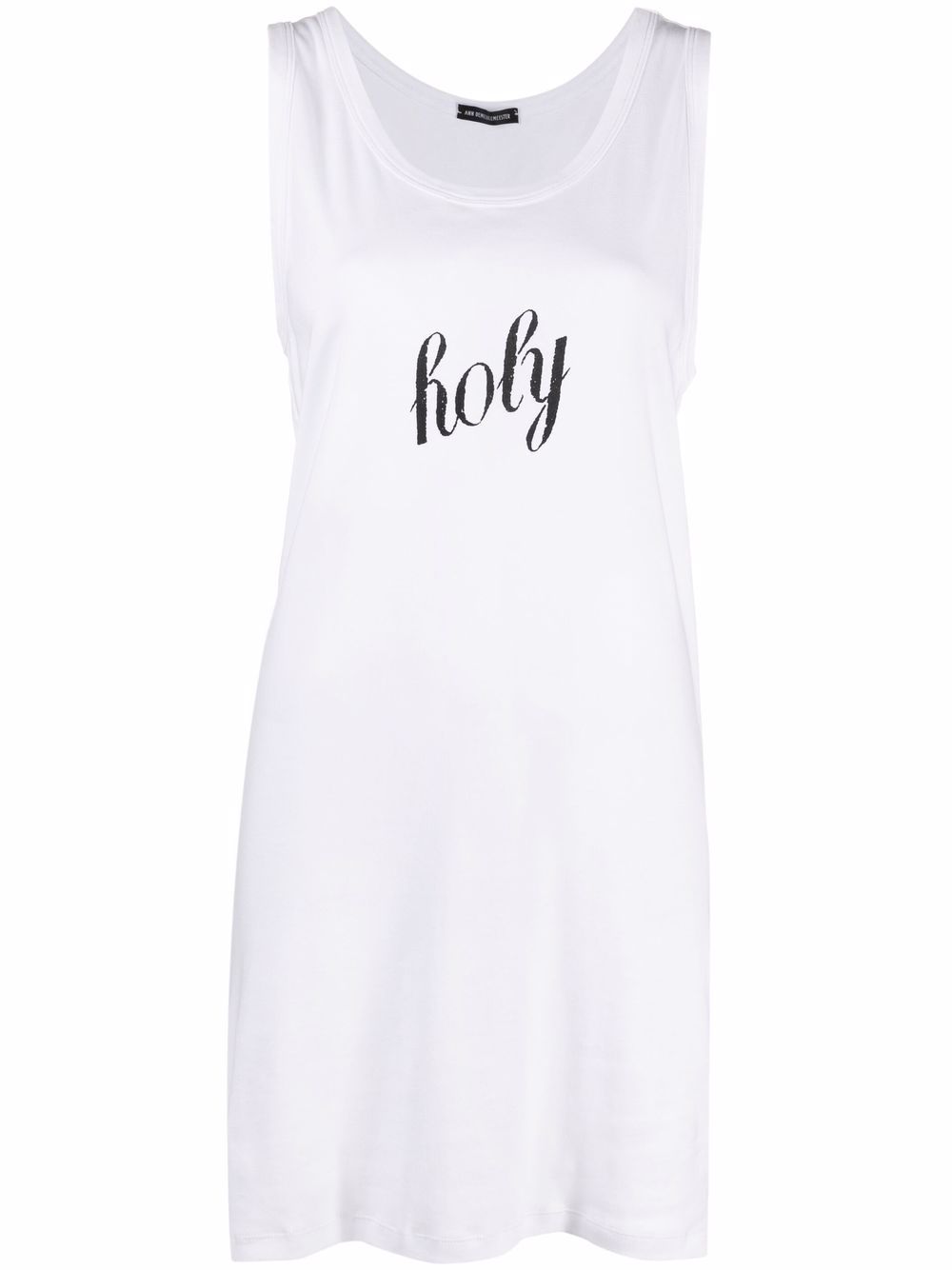 Ann Demeulemeester Holy print tank top - White von Ann Demeulemeester