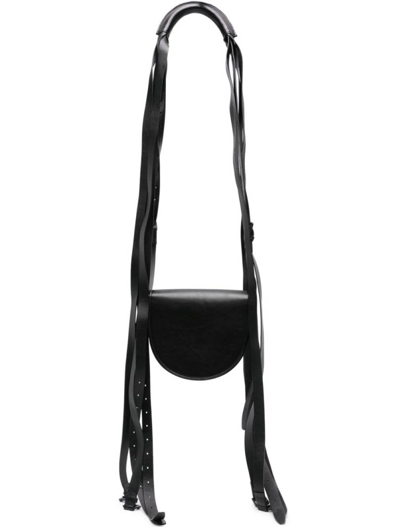 Ann Demeulemeester JINX CLUTCH WITH BELTS Bags Black "Black" von Ann Demeulemeester