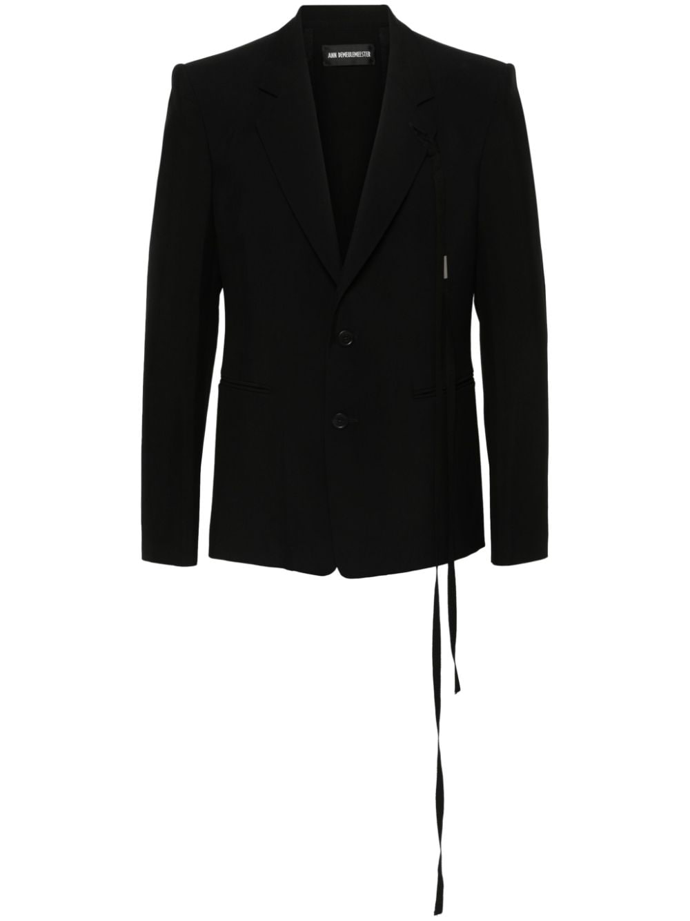 Ann Demeulemeester Serge tailored blazer - Black von Ann Demeulemeester