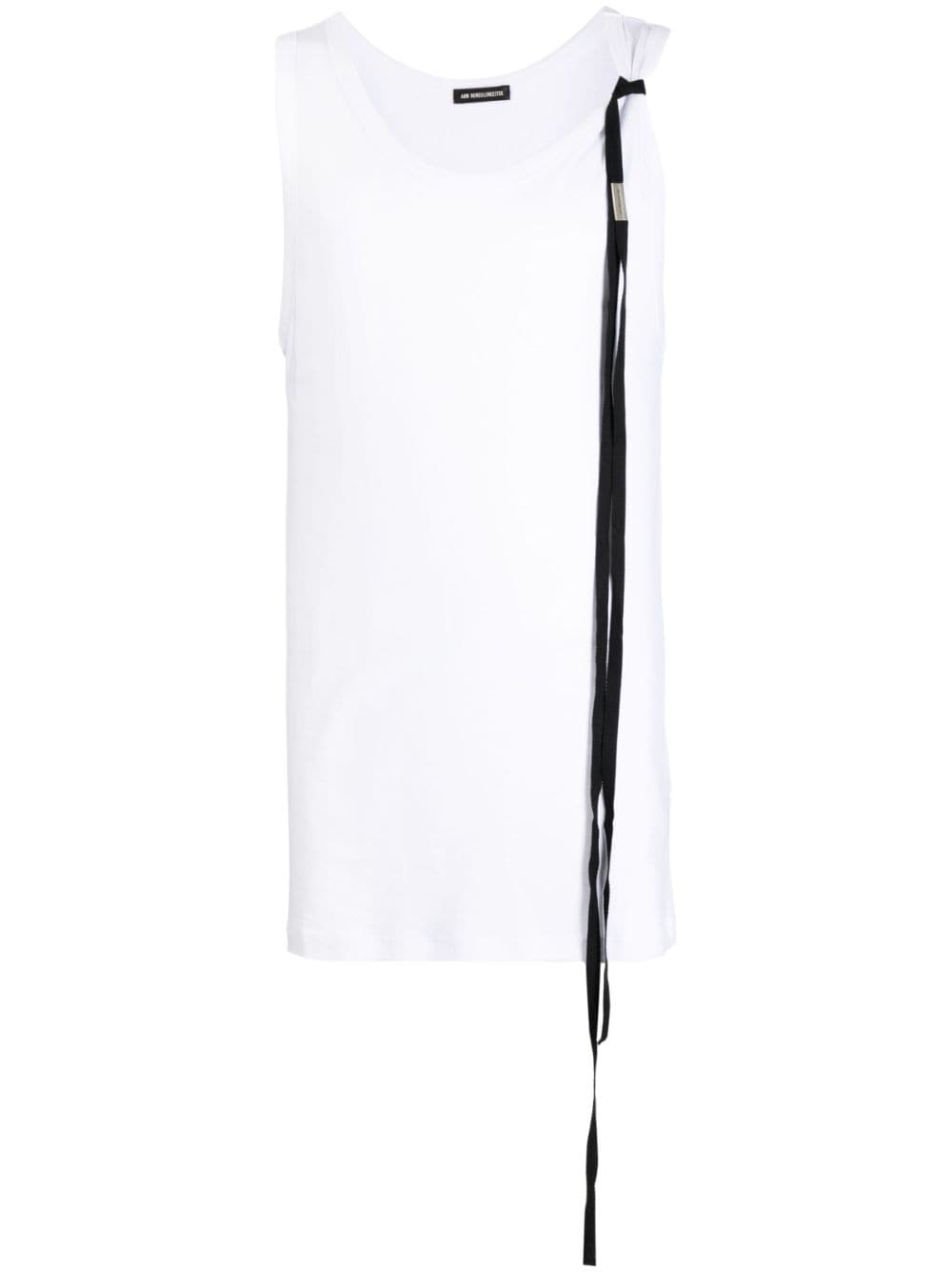 Ann Demeulemeester Seva strap-detailing tank top - White von Ann Demeulemeester