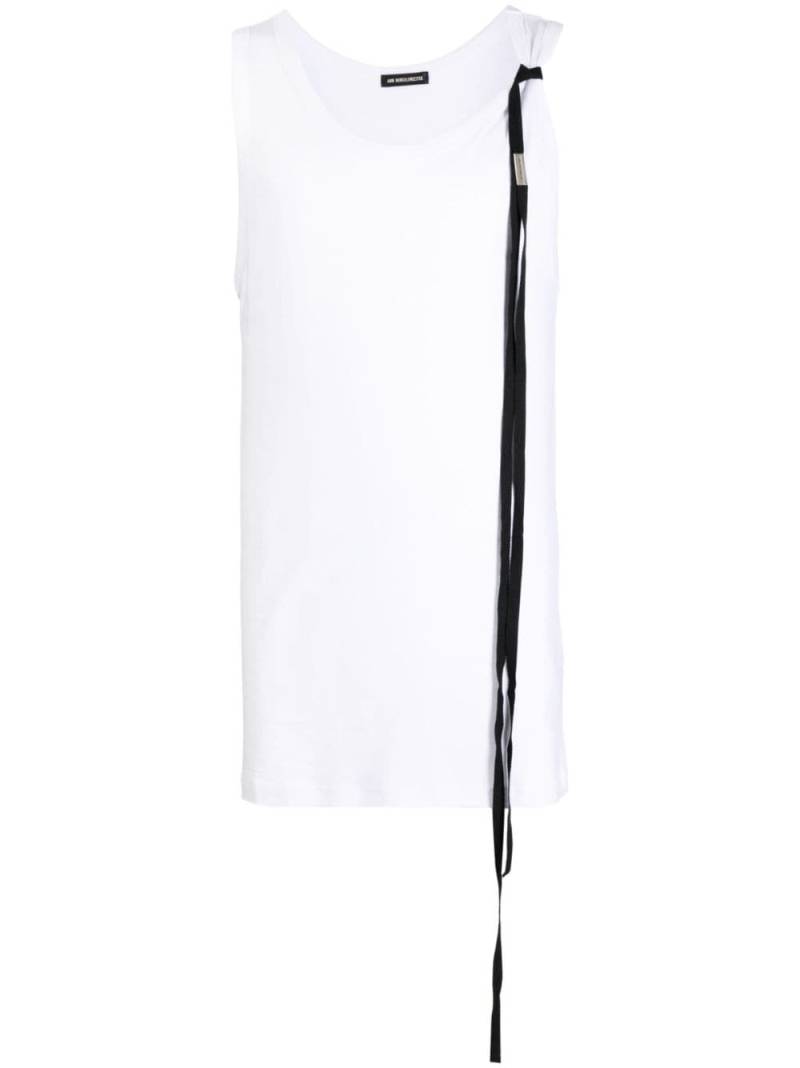 Ann Demeulemeester Seva strap-detailing tank top - White von Ann Demeulemeester