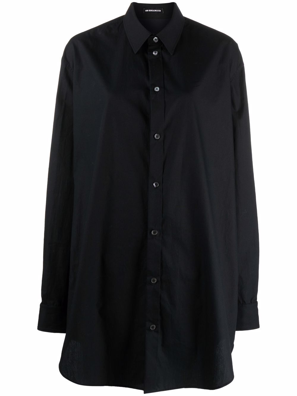 Ann Demeulemeester buttoned-up oversized shirt - Black von Ann Demeulemeester