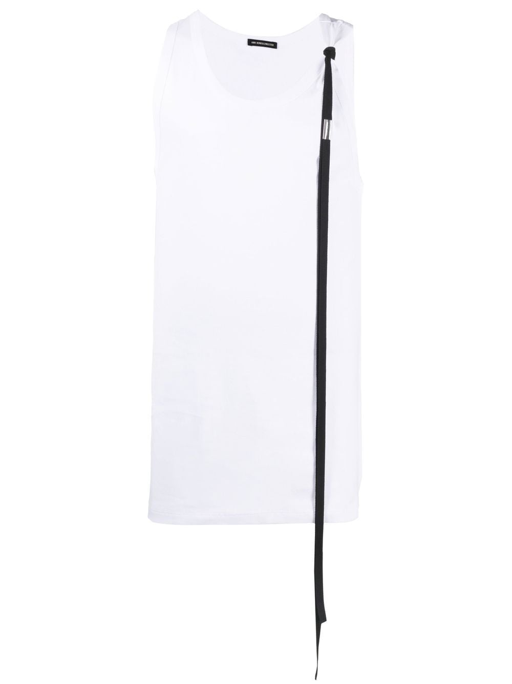 Ann Demeulemeester contrast-strap tank top - White von Ann Demeulemeester