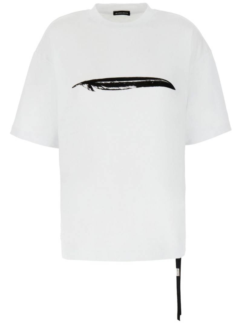 Ann Demeulemeester cotton T-shirt - White von Ann Demeulemeester