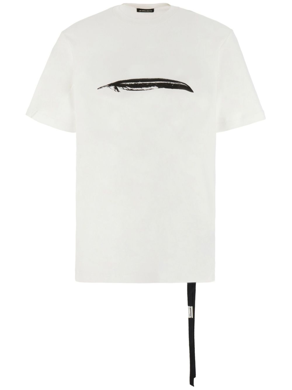 Ann Demeulemeester cotton oversize t-shirt - White von Ann Demeulemeester