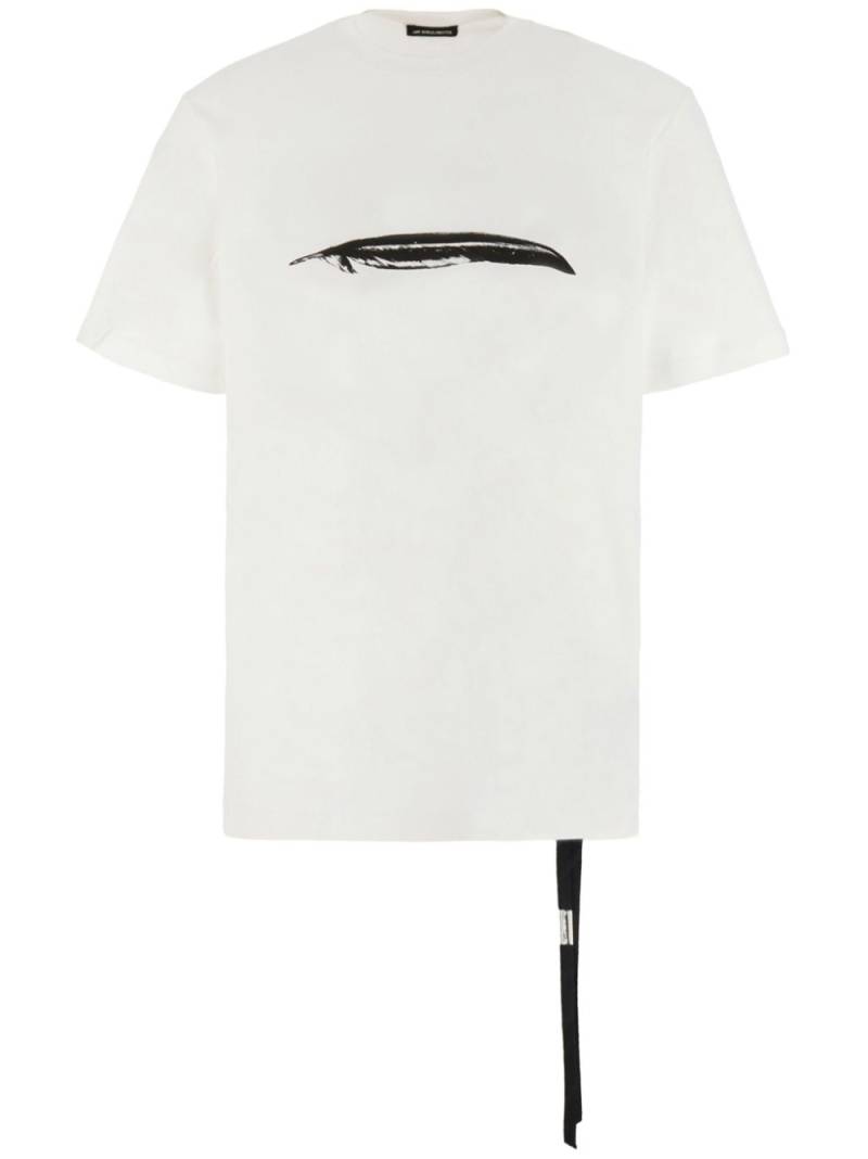 Ann Demeulemeester cotton oversize t-shirt - White von Ann Demeulemeester