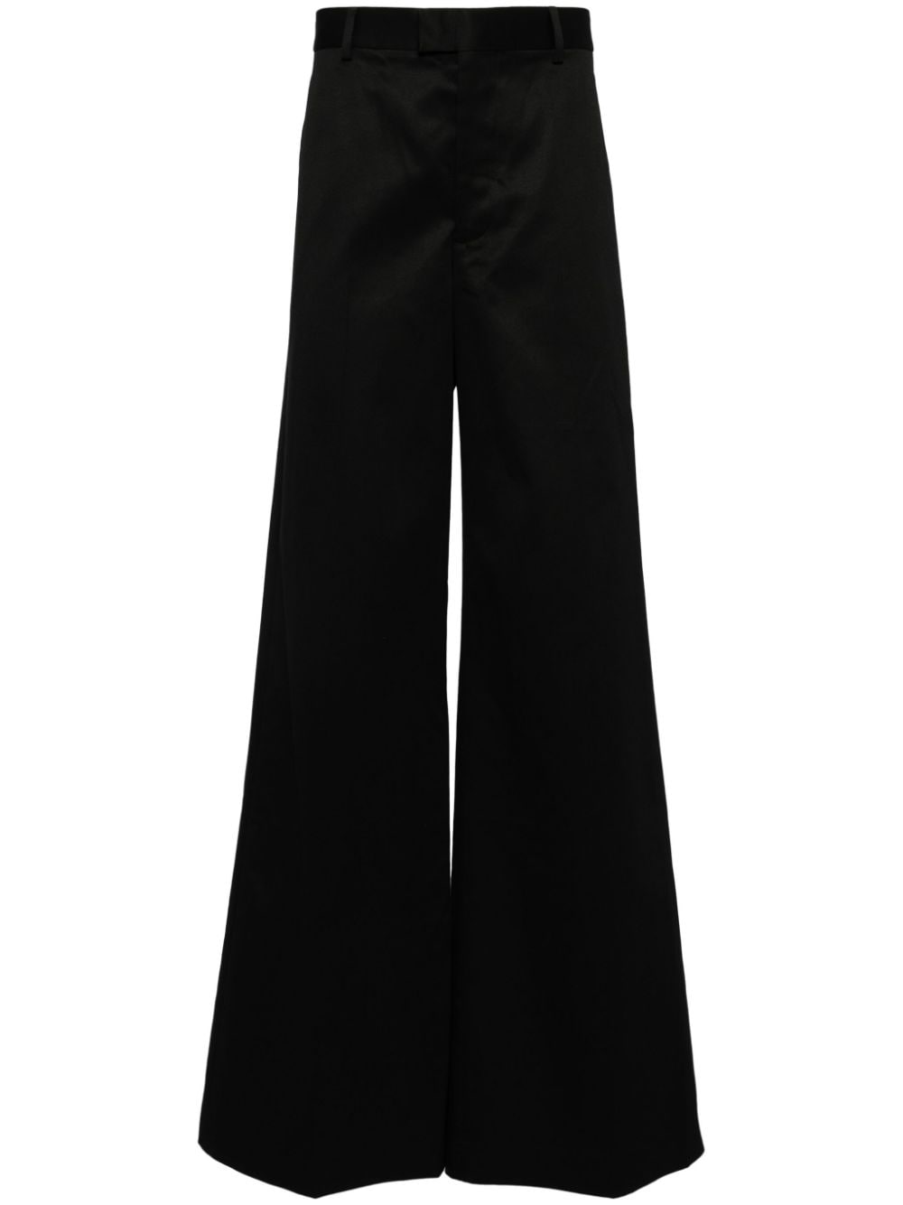 Ann Demeulemeester cotton straight-leg trousers - Black von Ann Demeulemeester