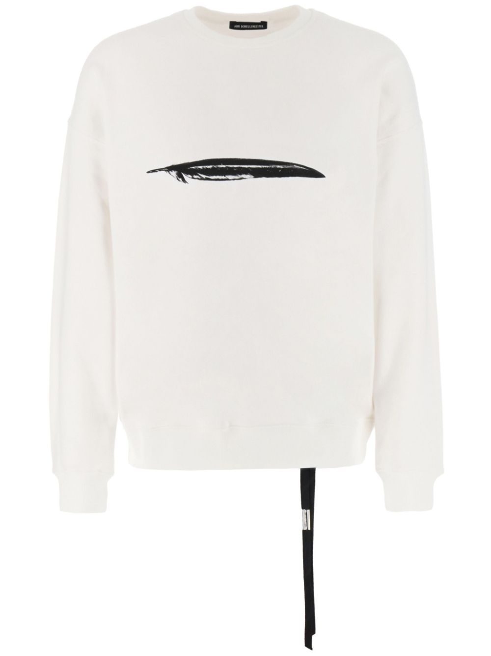 Ann Demeulemeester cotton sweatshirt - White von Ann Demeulemeester