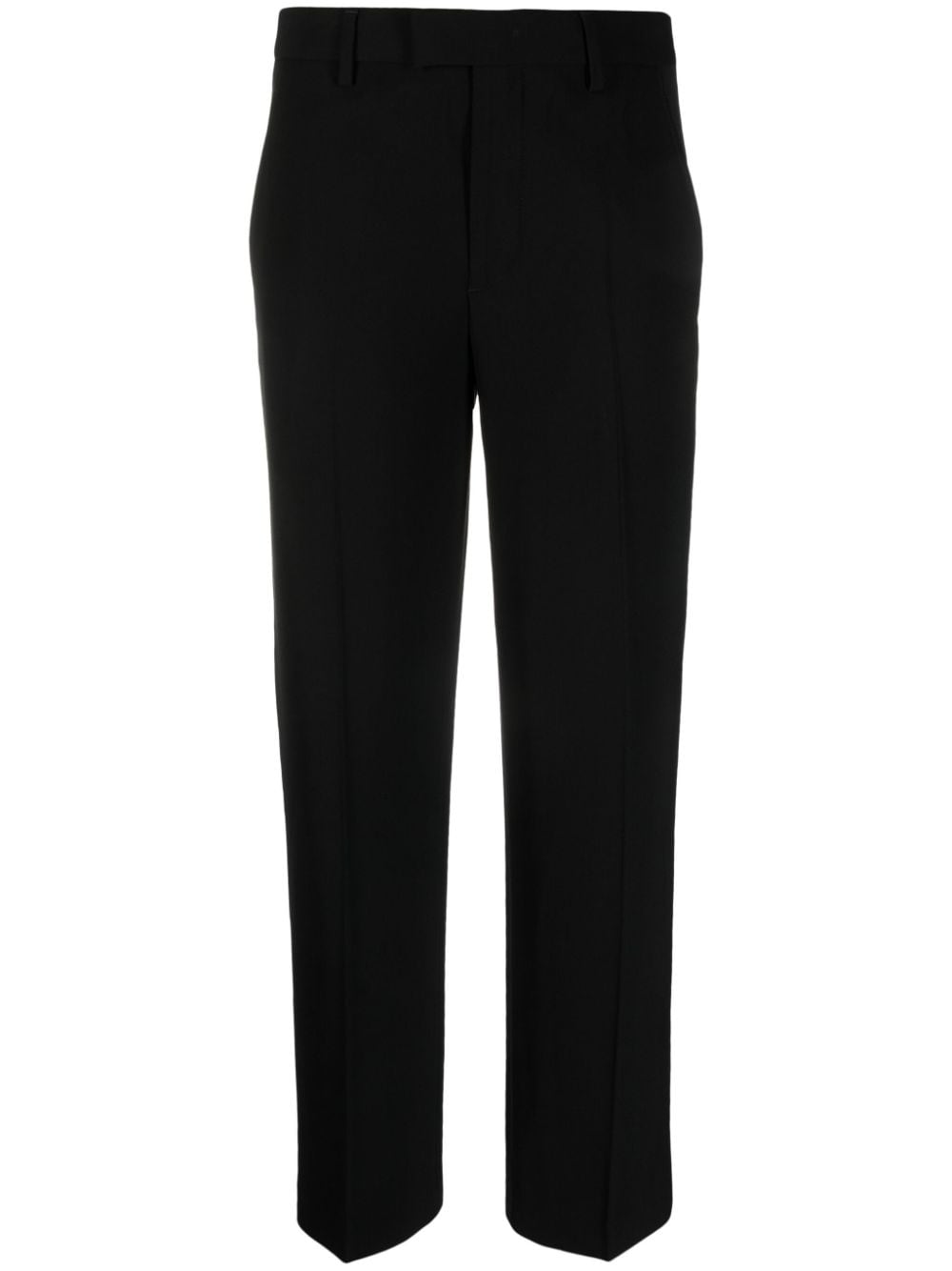 Ann Demeulemeester cropped cotton trousers - Black von Ann Demeulemeester