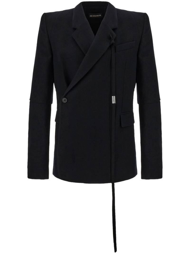 Ann Demeulemeester double-breasted blazer - Black von Ann Demeulemeester