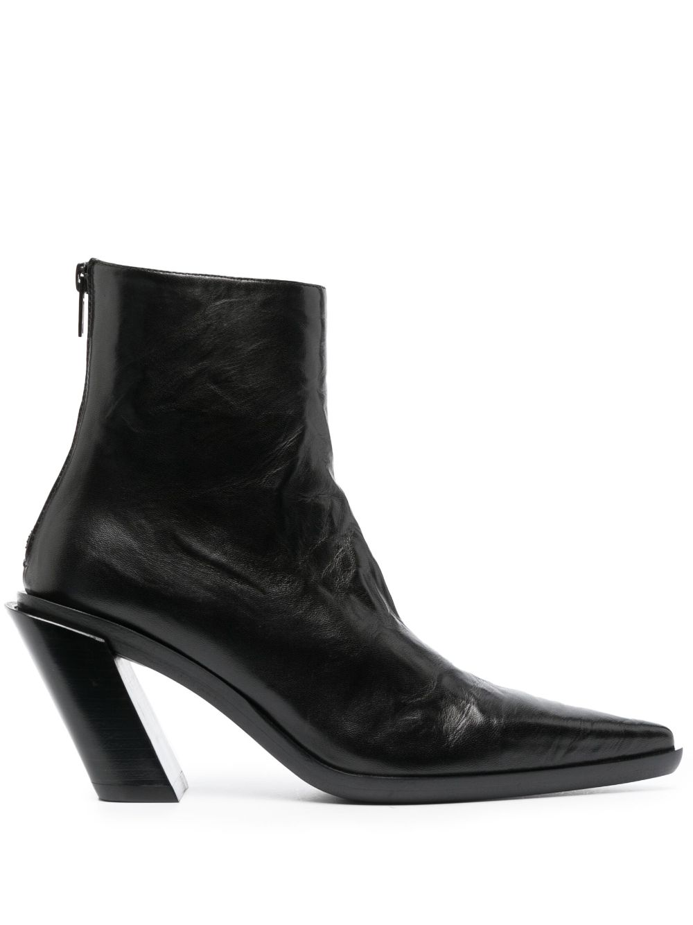 Ann Demeulemeester leather ankle boots - Black von Ann Demeulemeester