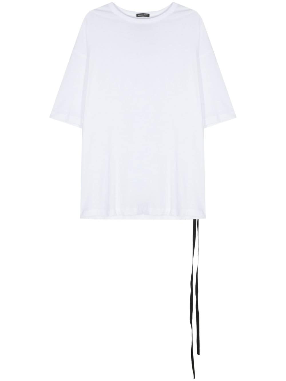 Ann Demeulemeester logo-print cotton T-shirt - White von Ann Demeulemeester
