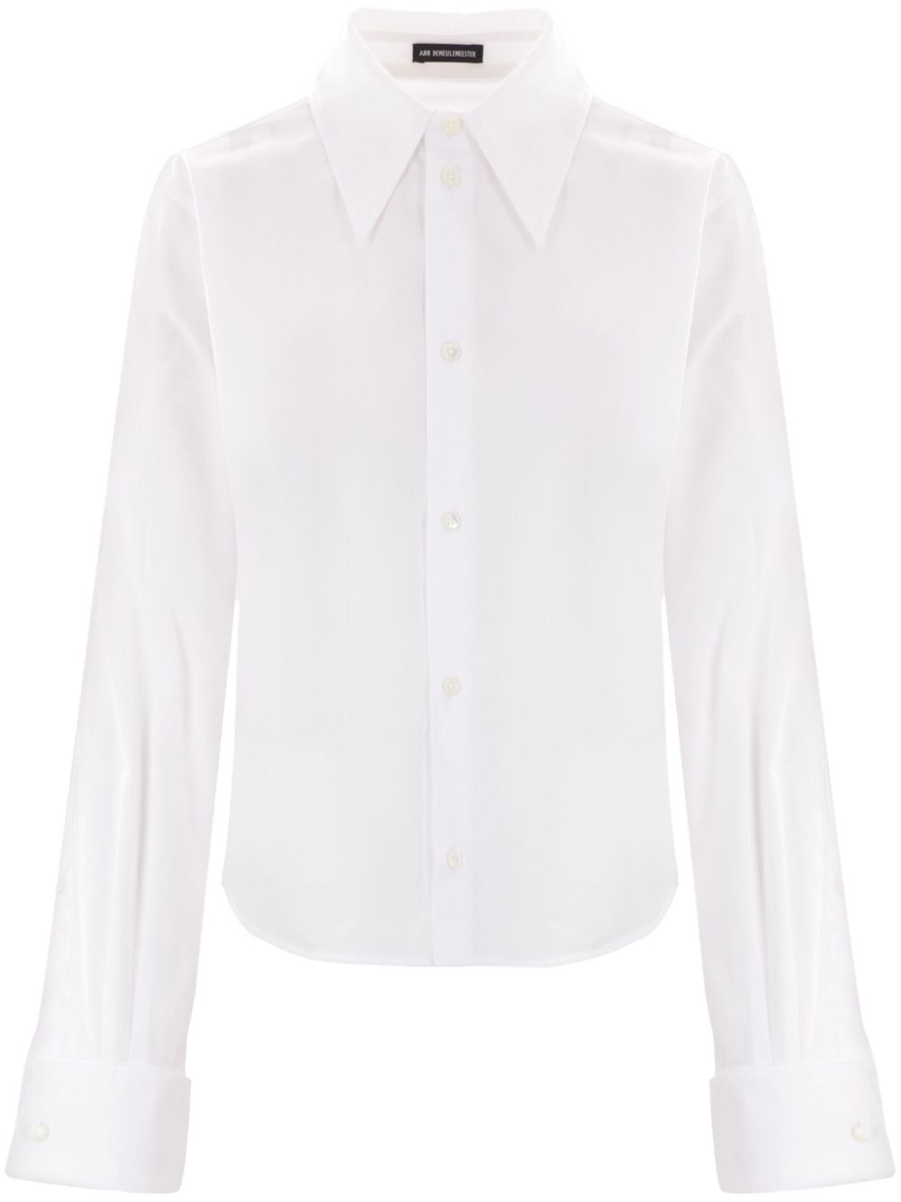 Ann Demeulemeester pointed collar shirt - White von Ann Demeulemeester