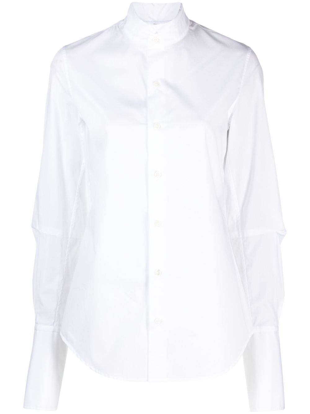 Ann Demeulemeester puff-sleeve cotton shirt - White von Ann Demeulemeester