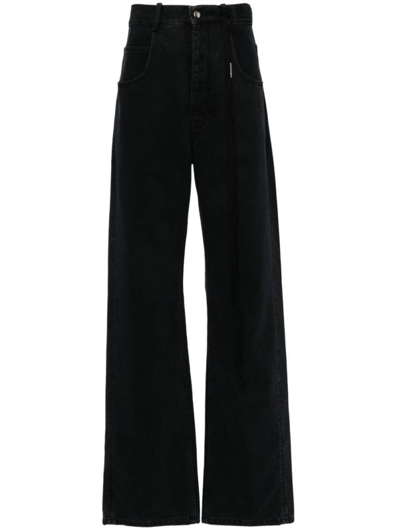 Ann Demeulemeester straight-leg jeans - Black von Ann Demeulemeester