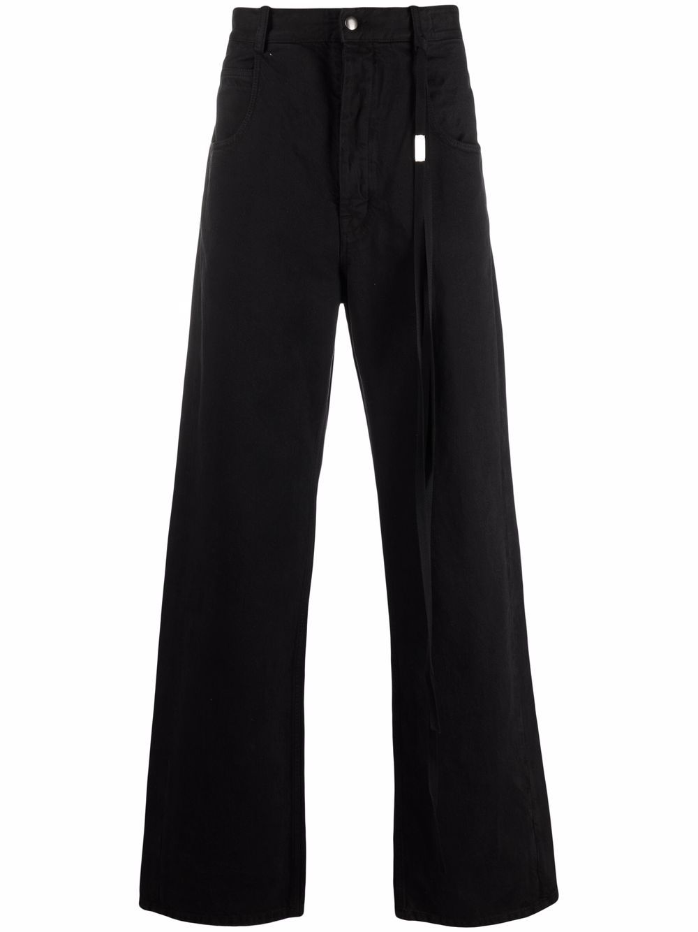 Ann Demeulemeester straight-leg jeans - Black von Ann Demeulemeester